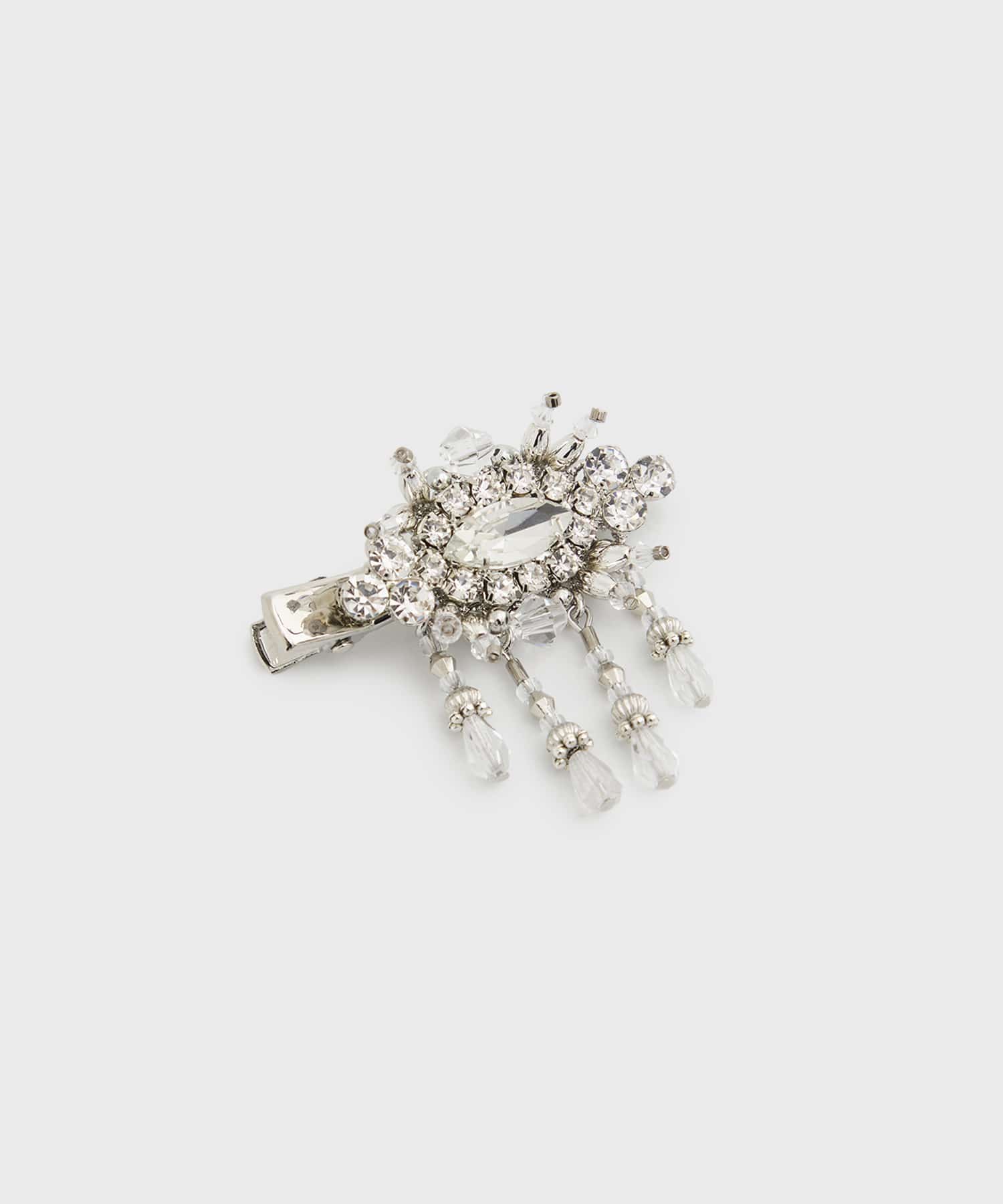 crystal hair clip left(FREE SILVER): tanakadaisuke: WOMENS crystal hair clip left(FREE SILVER): tanakadaisuke: WOMENS
