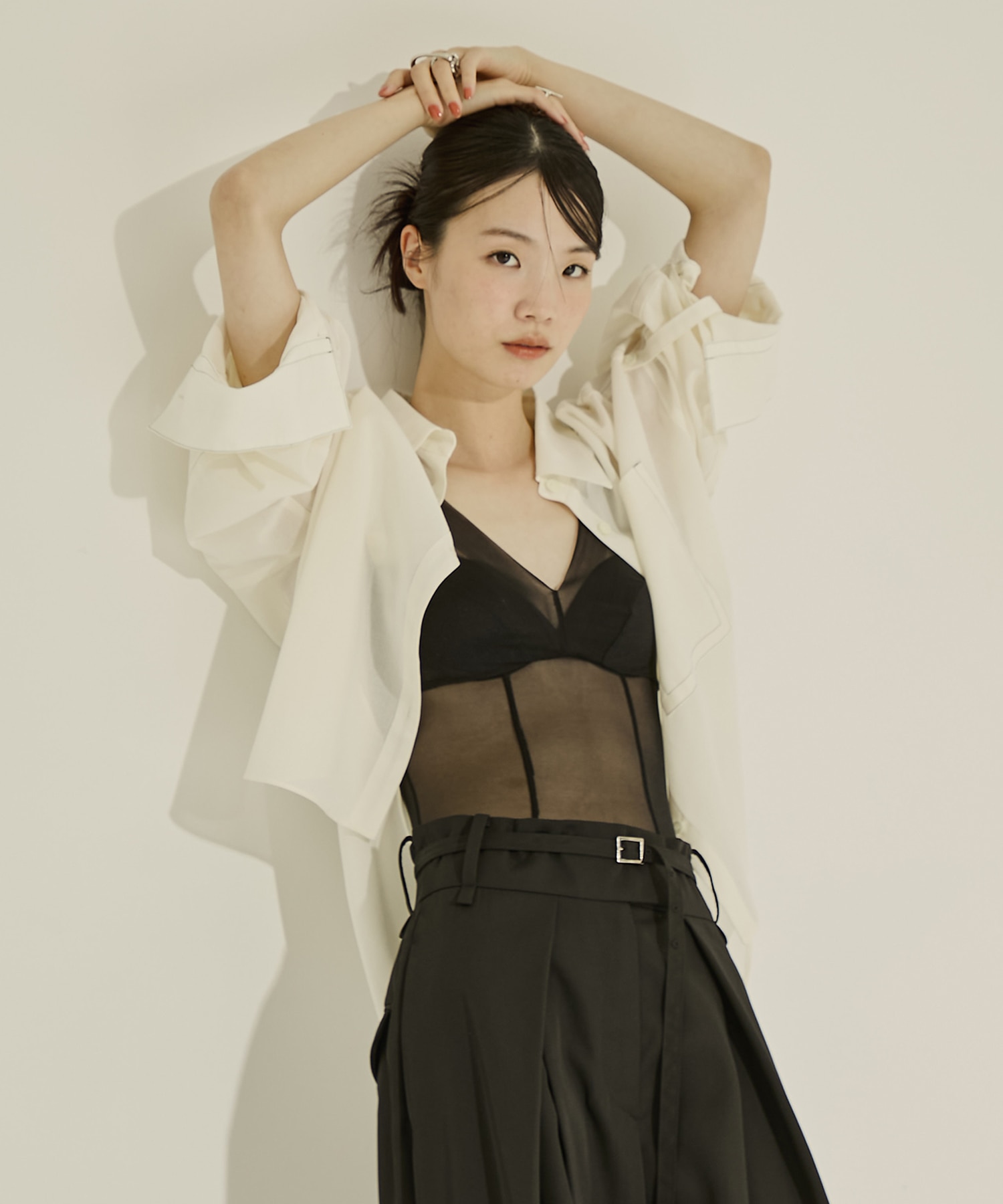 Matte Sheer Over Shirt STUDIOUS