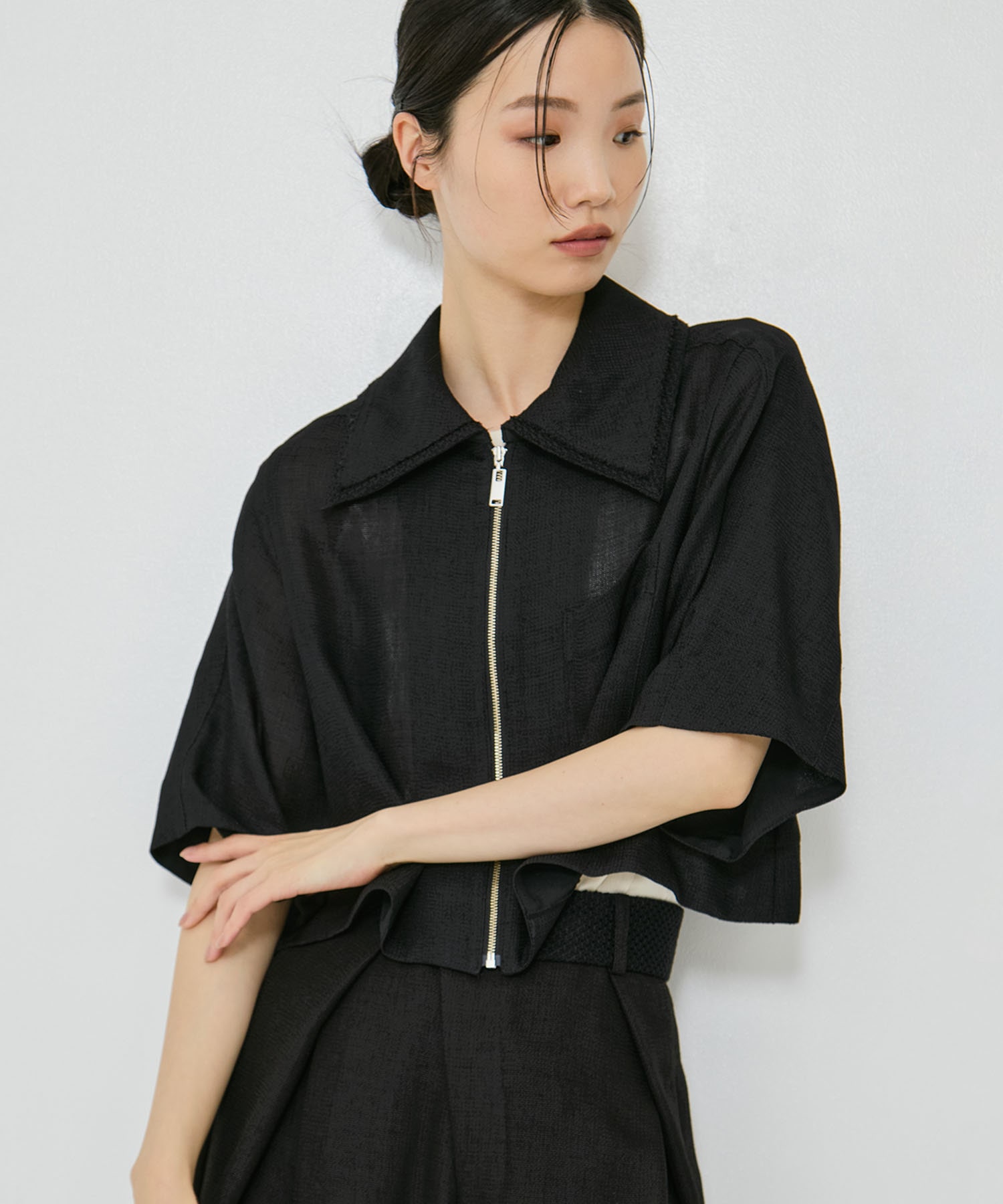 Half Sleeve Mesh Shirt STUDIOUS