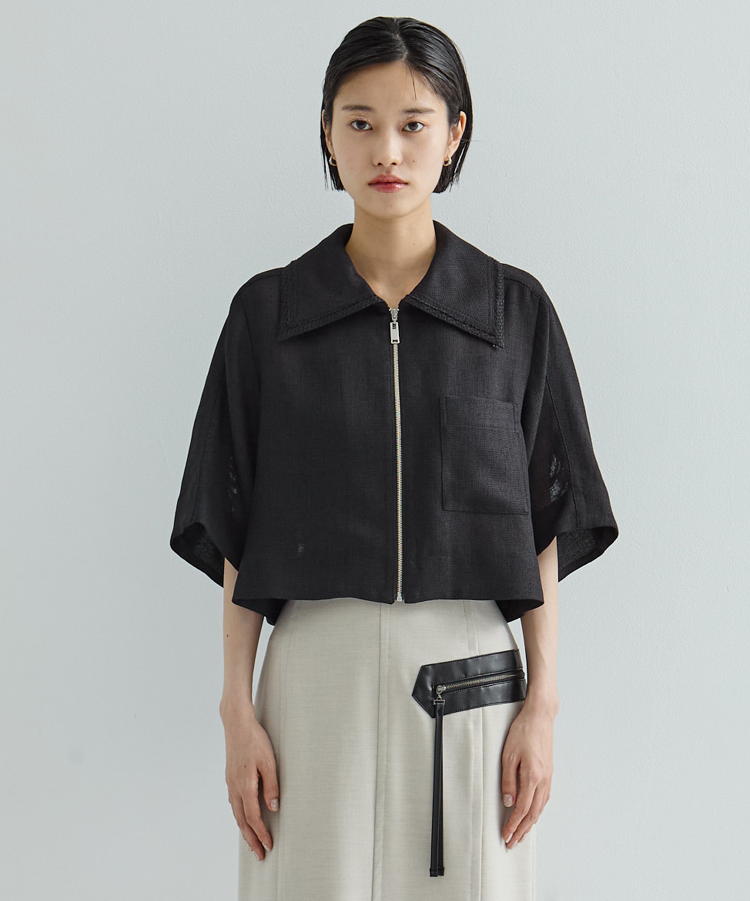 Half Sleeve Mesh Shirt STUDIOUS