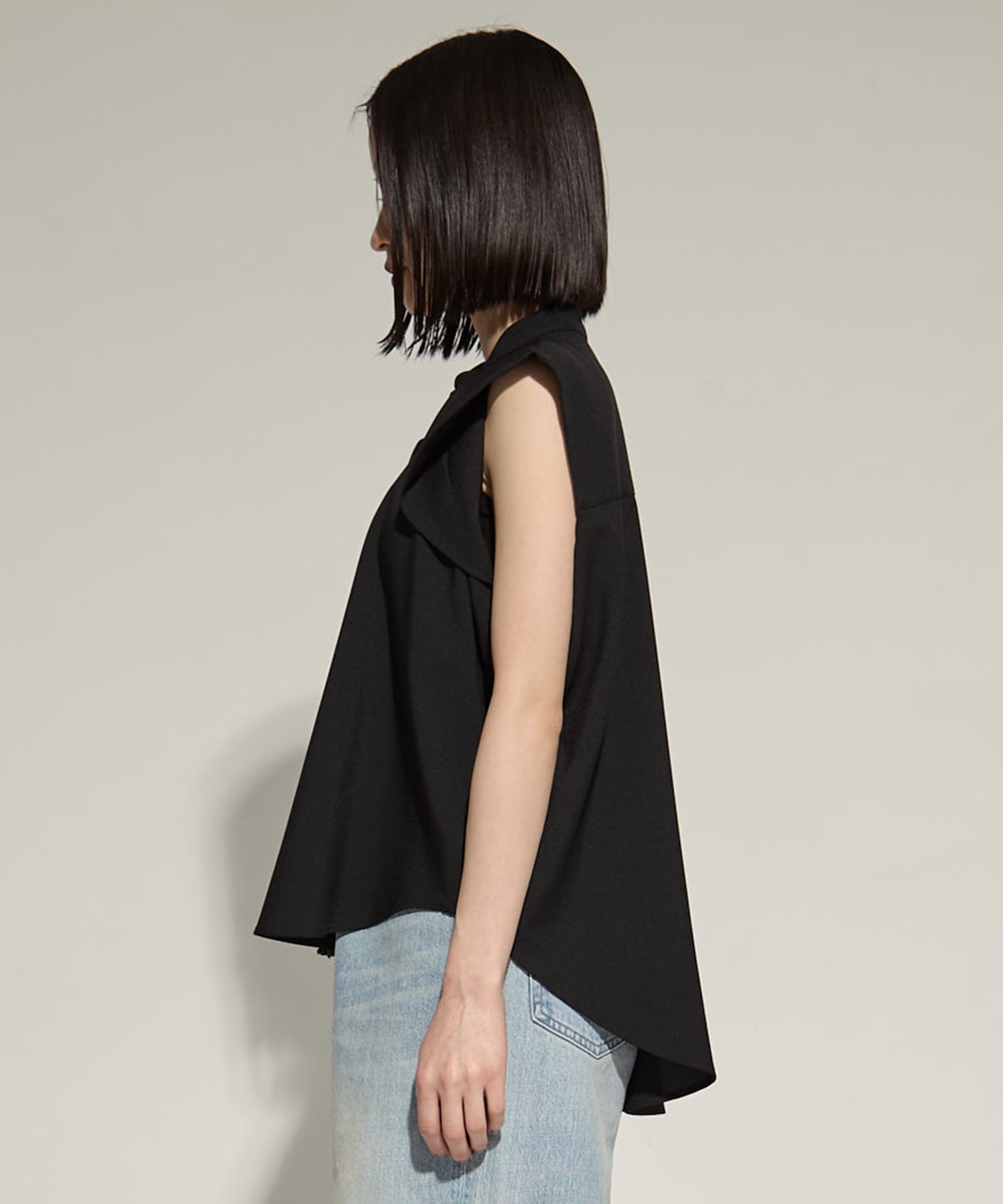 French Sleeve Drape Shirt STUDIOUS