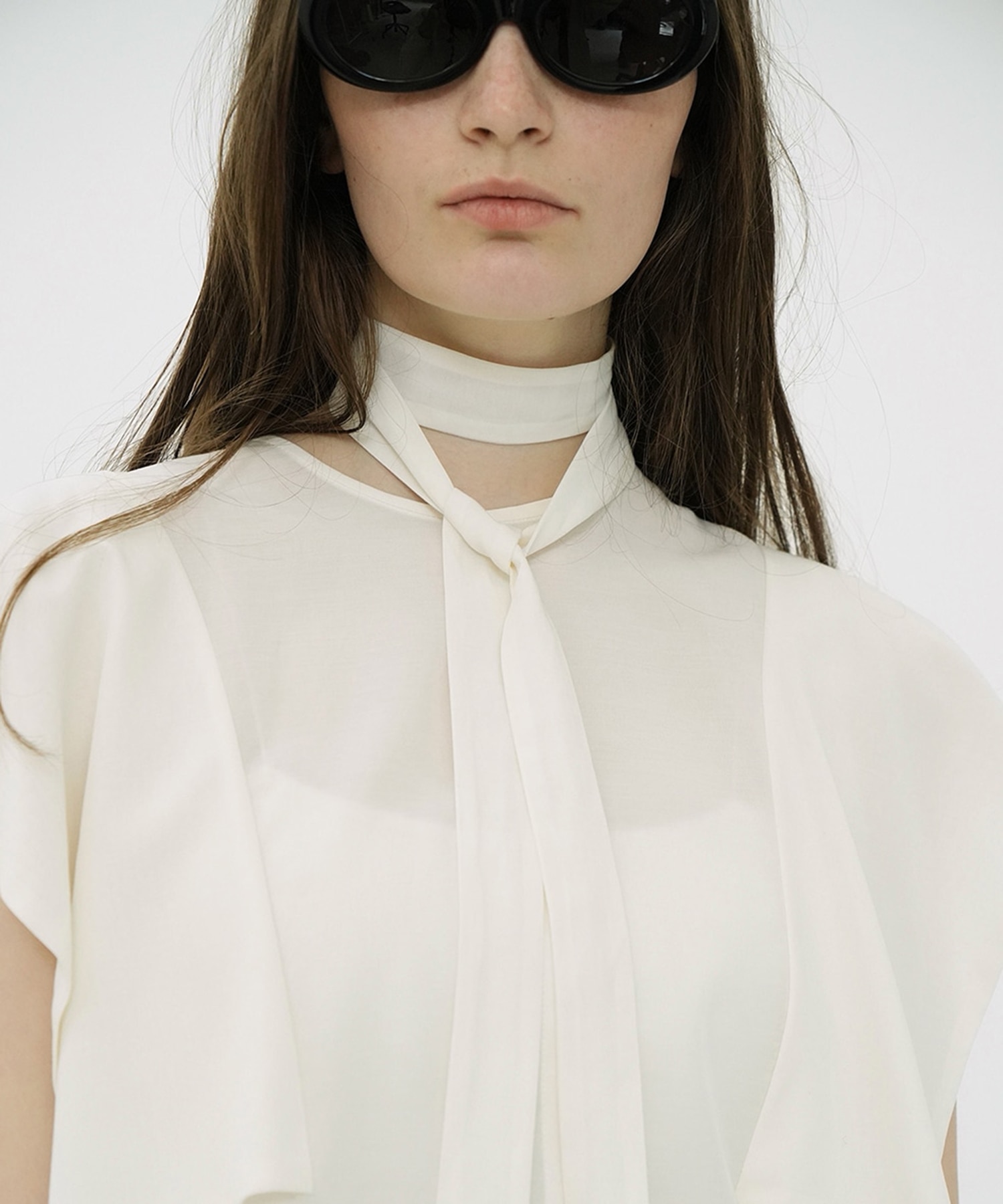 SQUARE SLEEVE BLOUSE CLANE