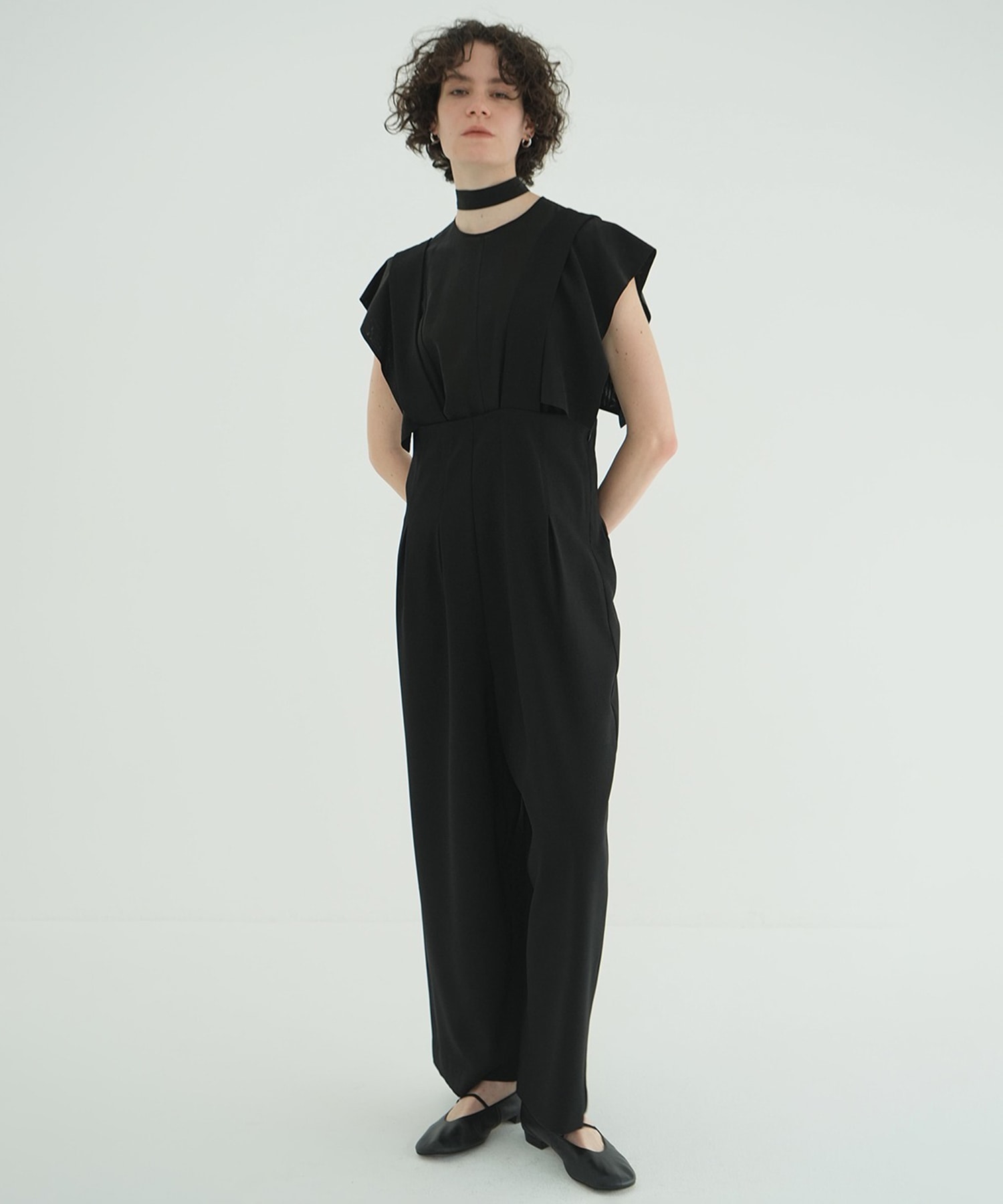 SQUARE SLEEVE BLOUSE CLANE