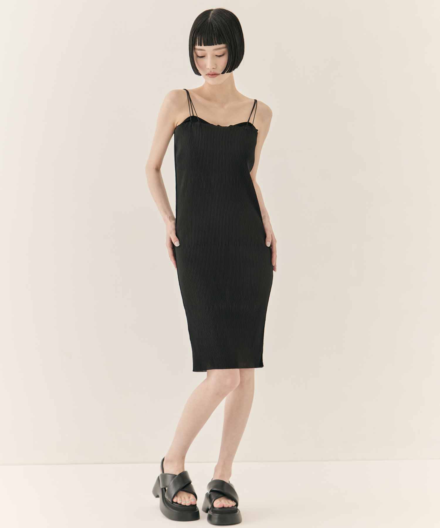 STUDIOUS Sheer Shoulder Dress 【公式通販】