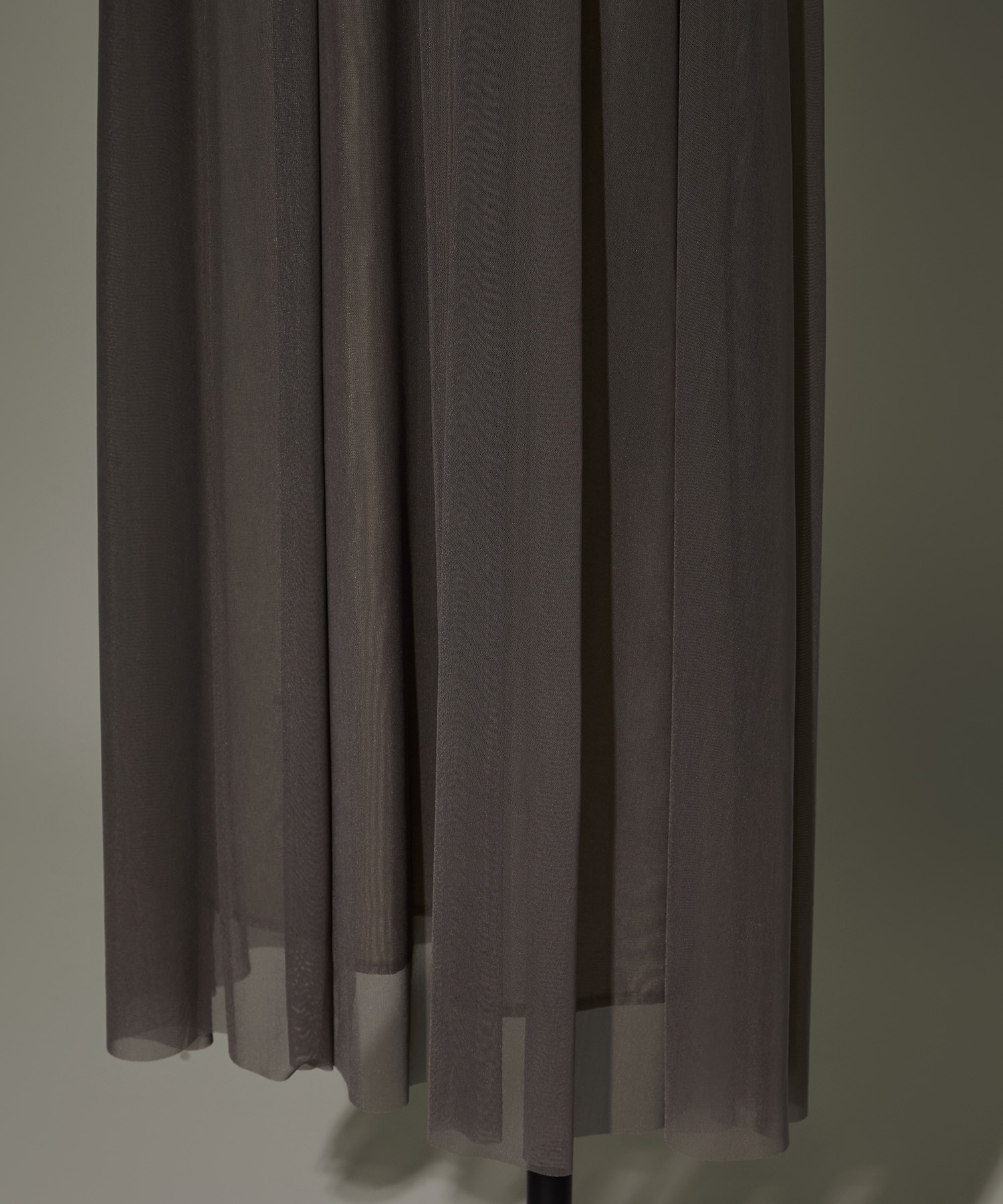 CORSET LAYERED SHEER DRESS AMERI