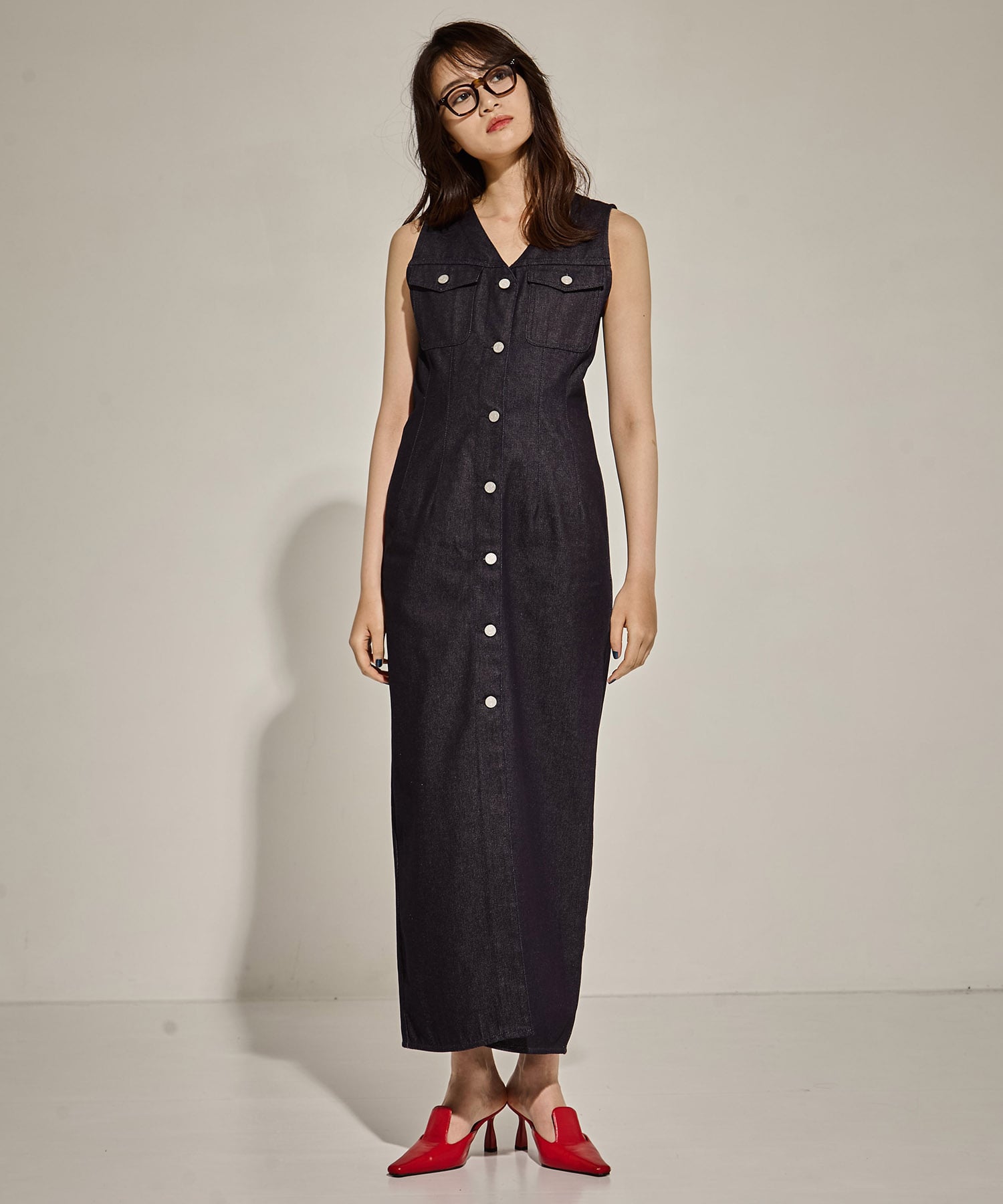 LADY DENIM N/S ONEPIECE CLANE