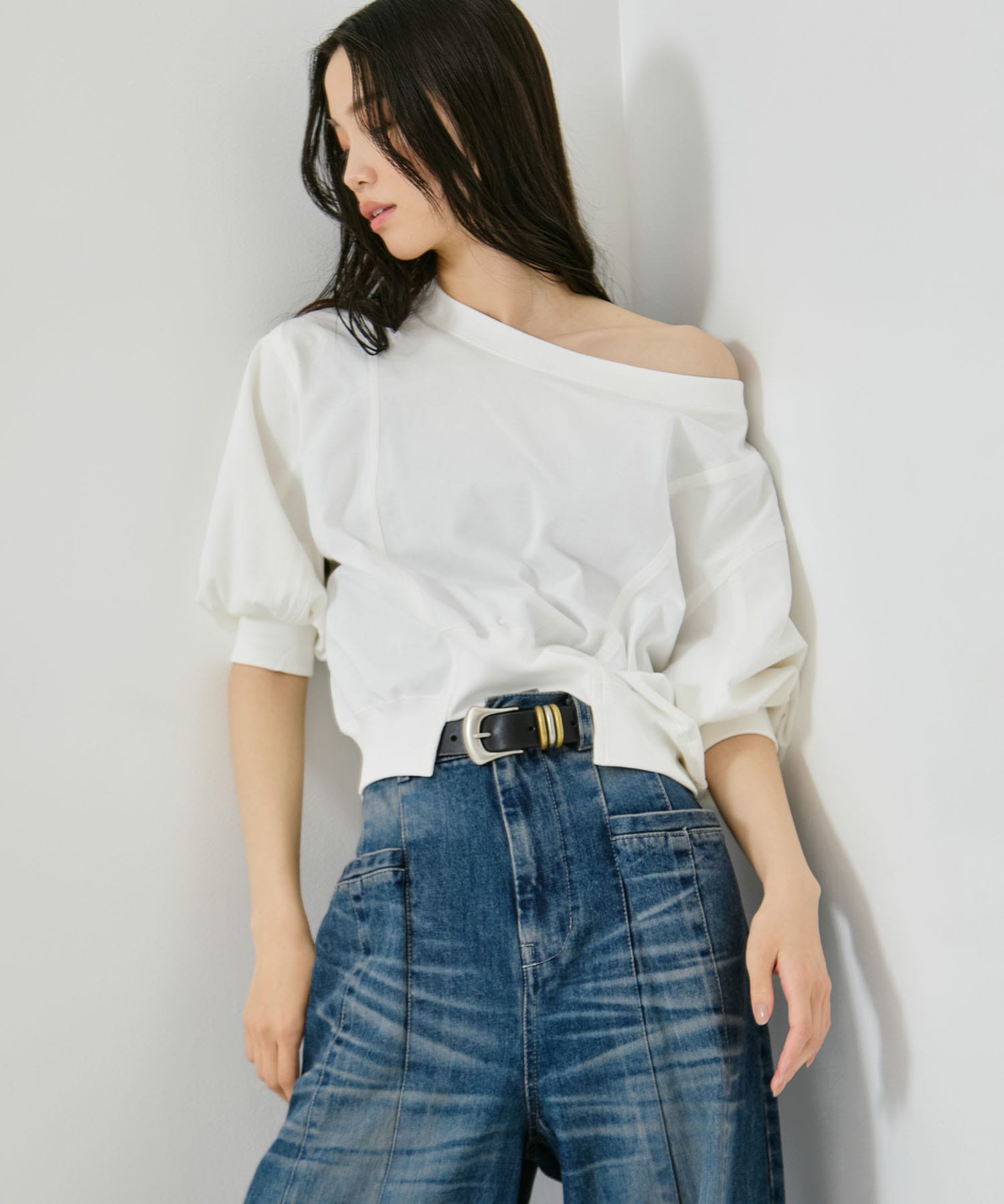 2WAY VOLUME SLEEVE TOPS STUDIOUS