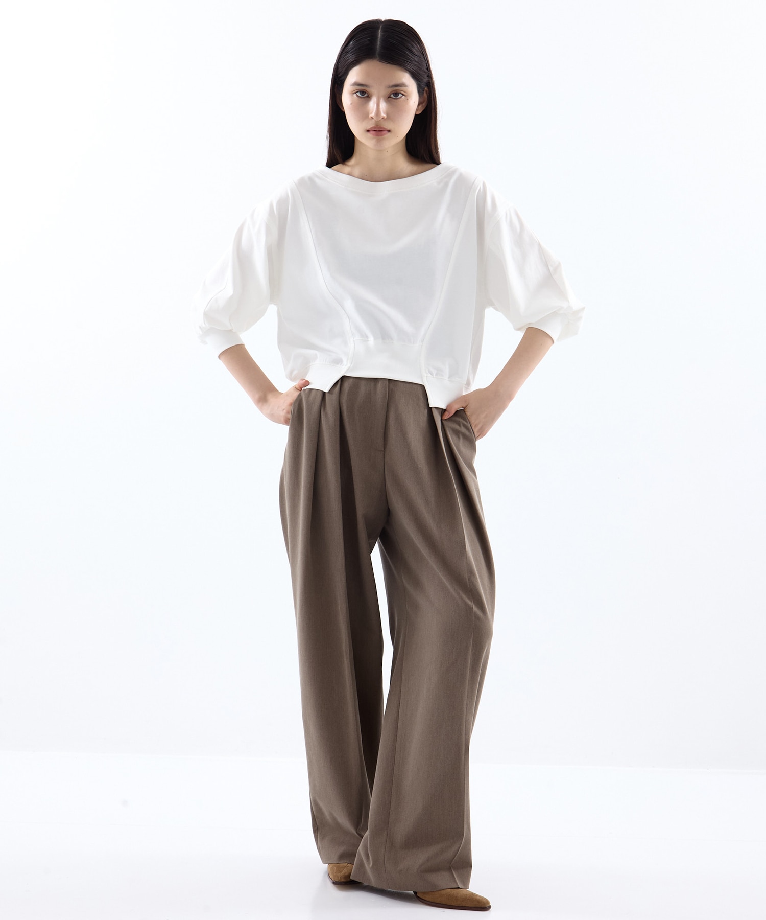 2WAY VOLUME SLEEVE TOPS STUDIOUS
