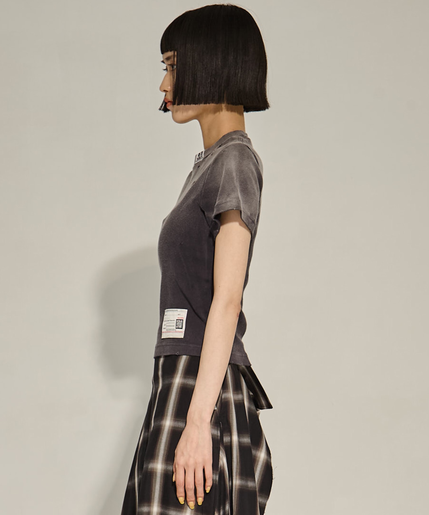 SUN FADED MINI TEE Maison MIHARA YASUHIRO