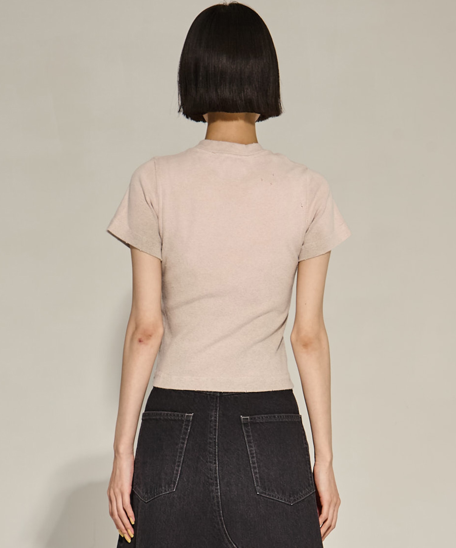 SUN FADED MINI TEE Maison MIHARA YASUHIRO