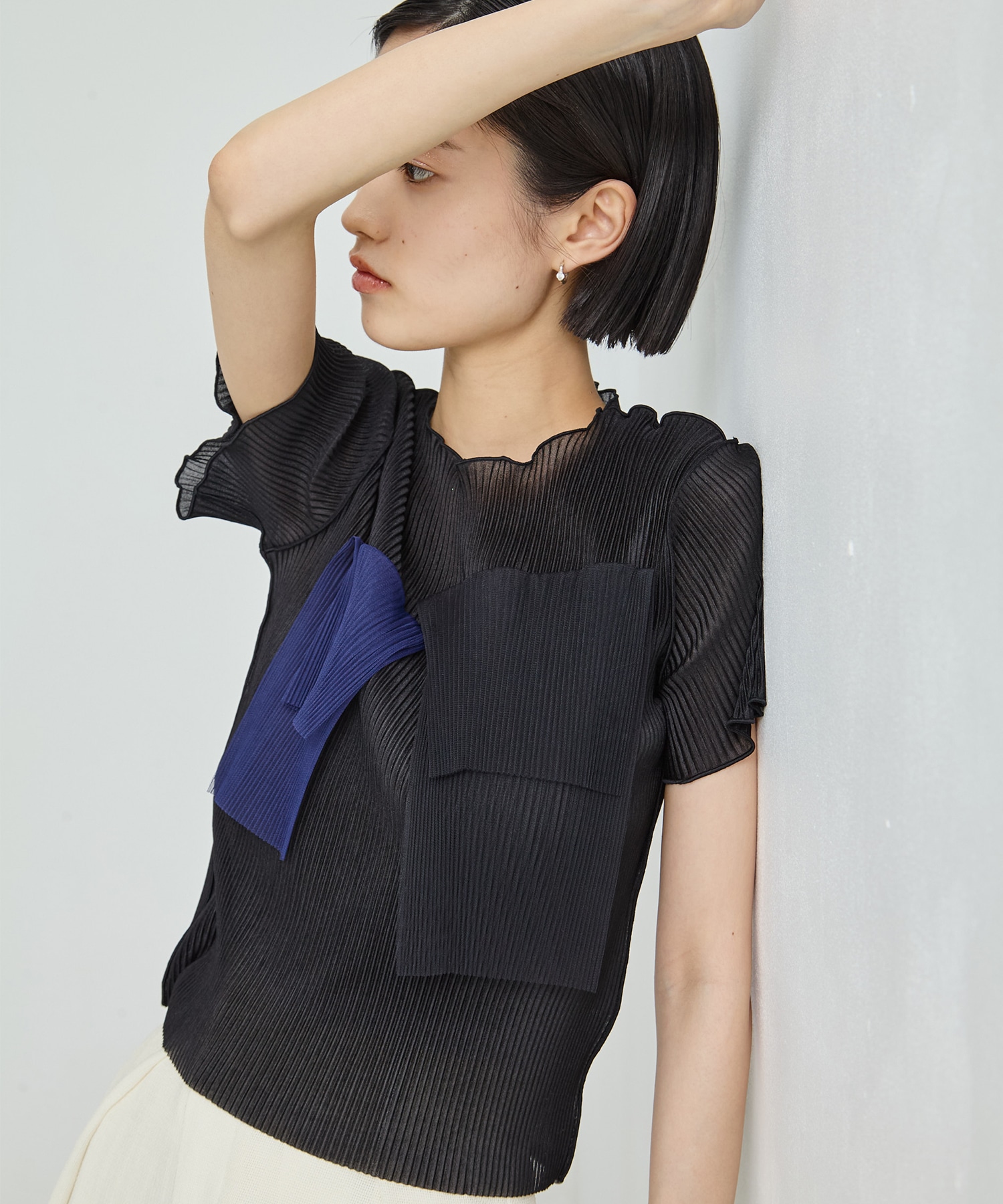 別注SHEER SHORT SLEEVE TOP kotohayokozawa