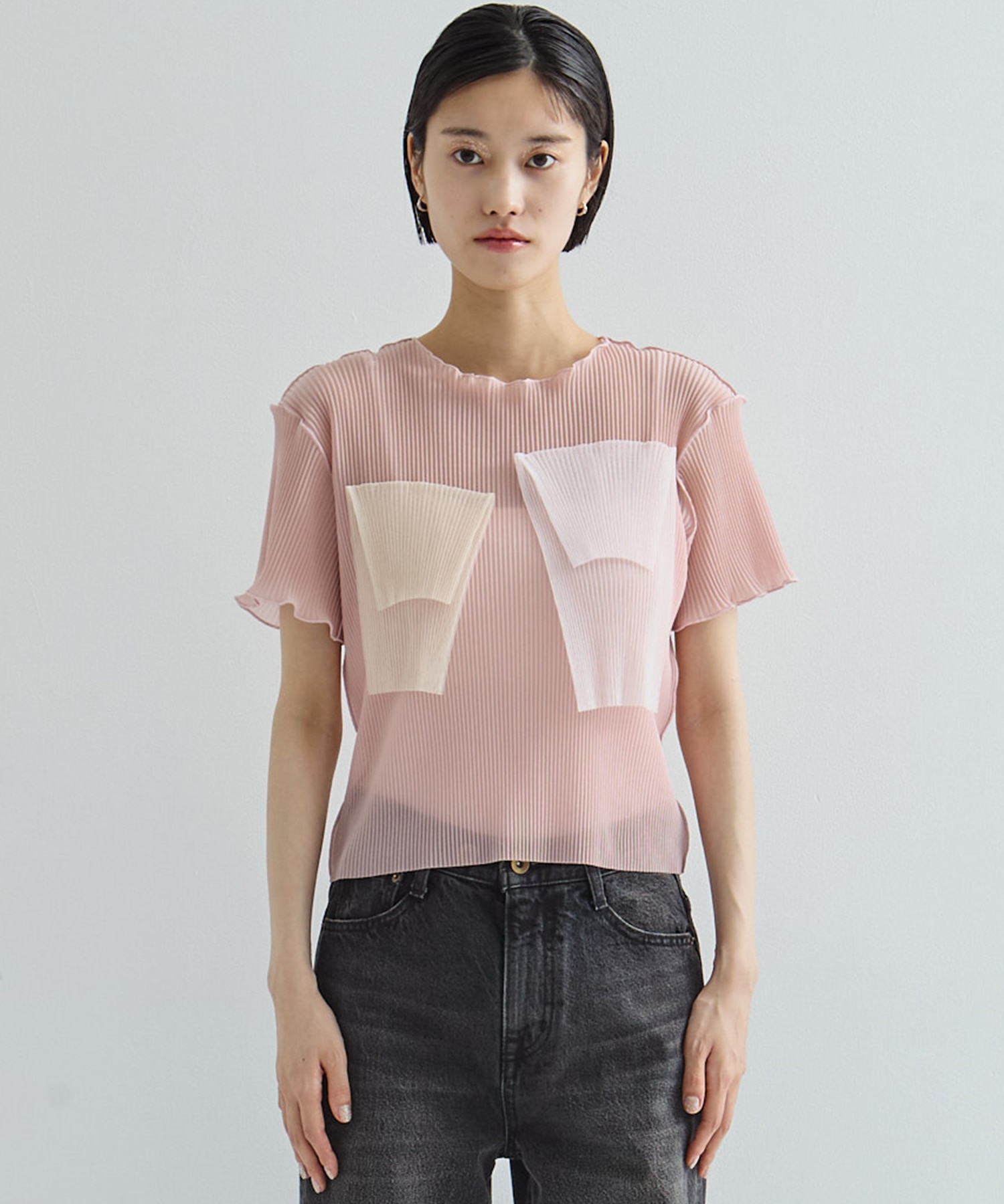 別注SHEER SHORT SLEEVE TOP kotohayokozawa
