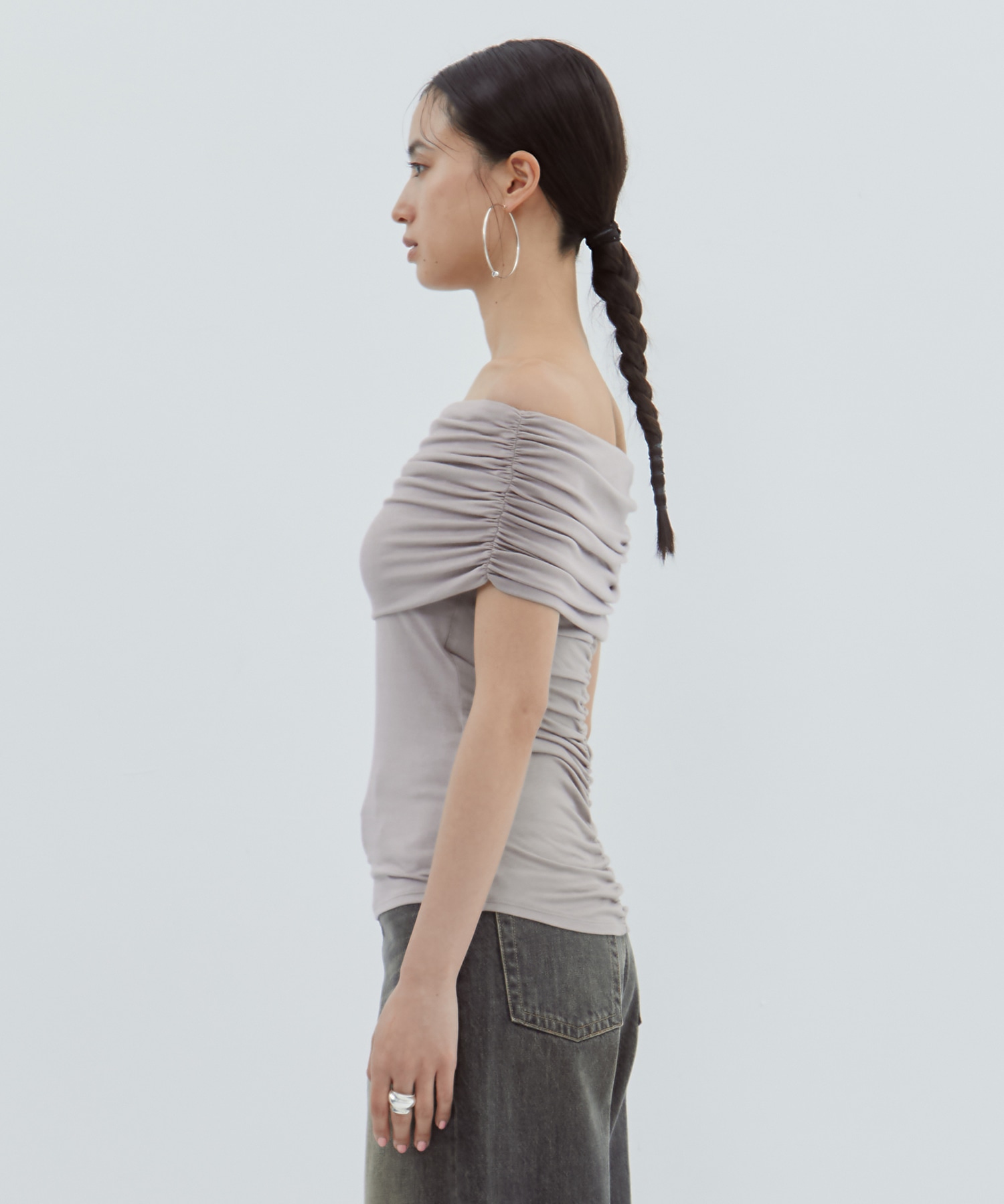 別注OFF SHOULDER TOPS determ