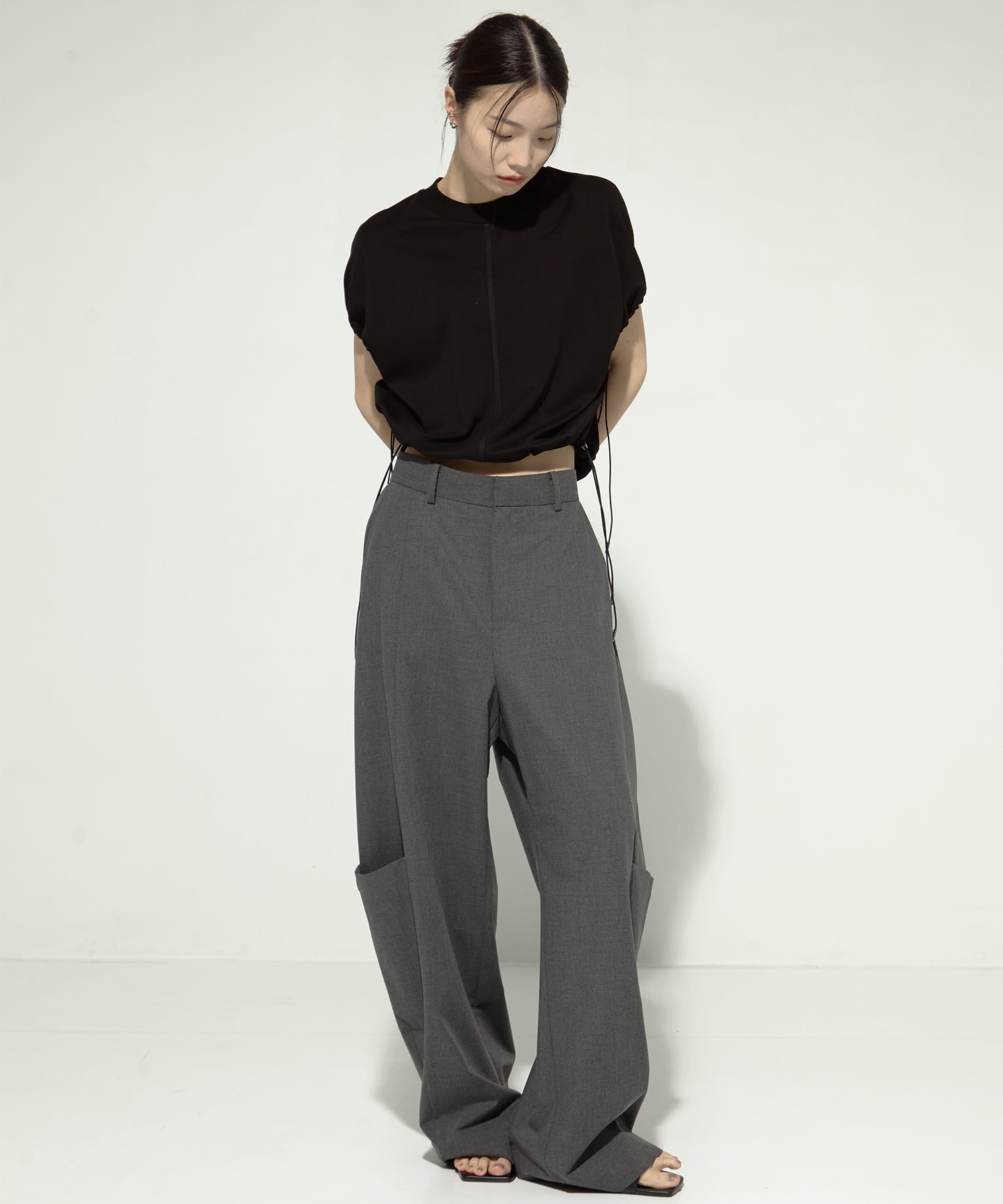 Barrel Leg Cargo Trousers STUDIOUS