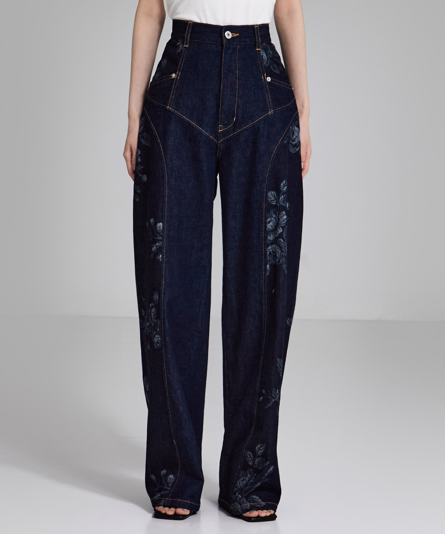 別注  ROSE DENIM PANTS FETICO