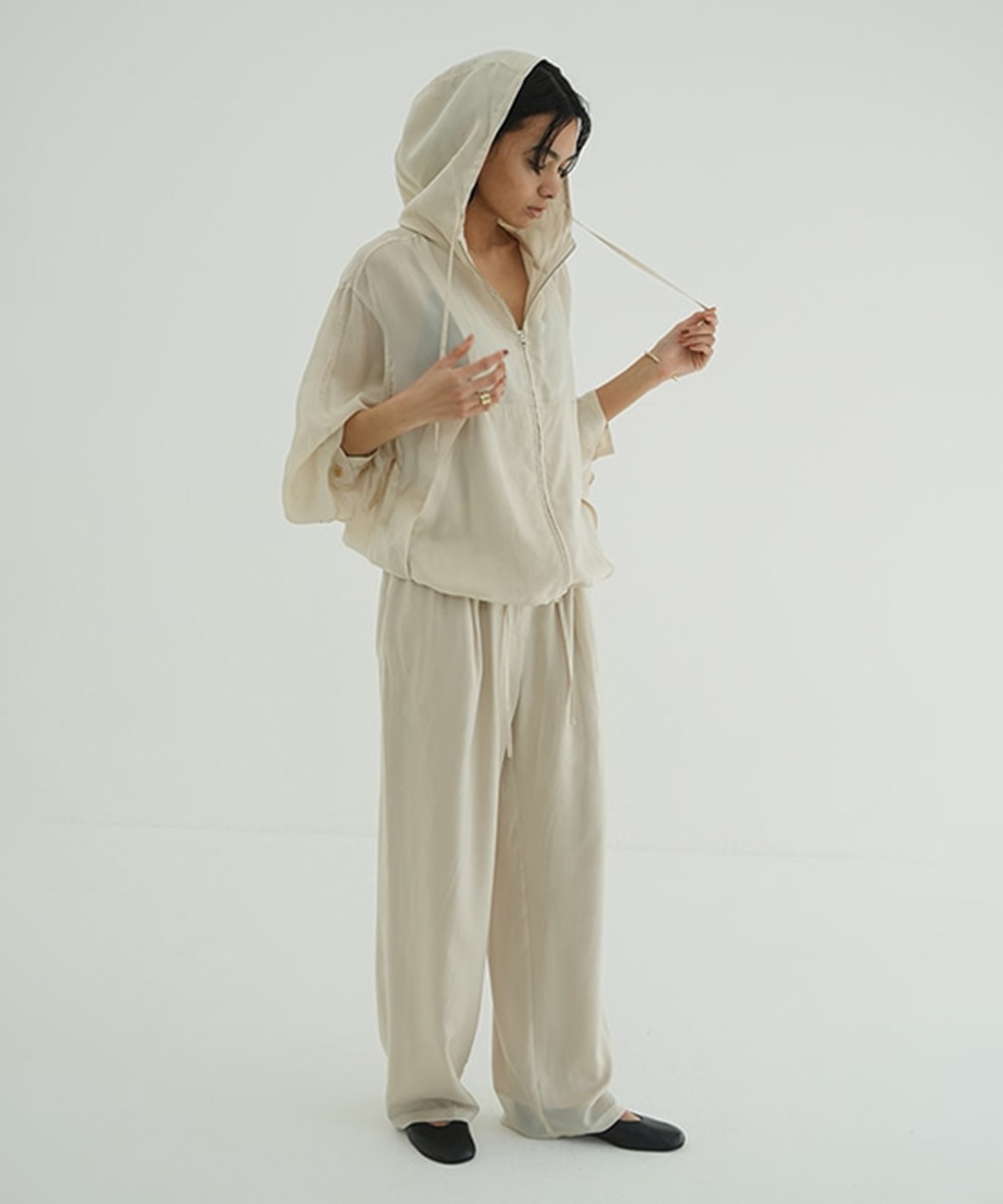 SHEER AIRY PANTS CLANE
