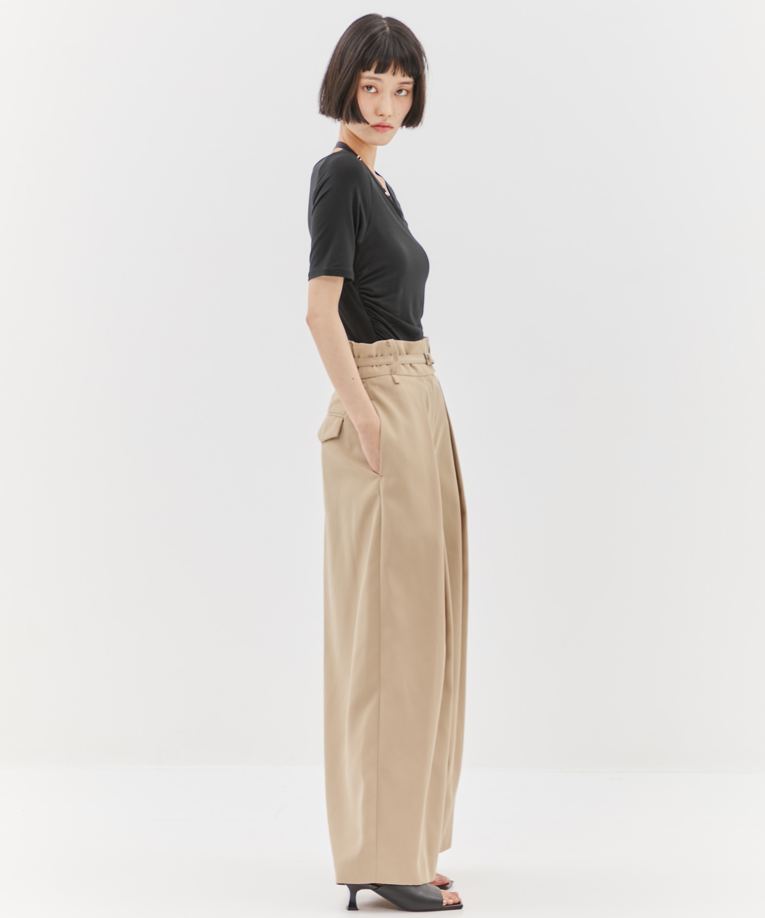 Back Asymmetry Chino Pants STUDIOUS