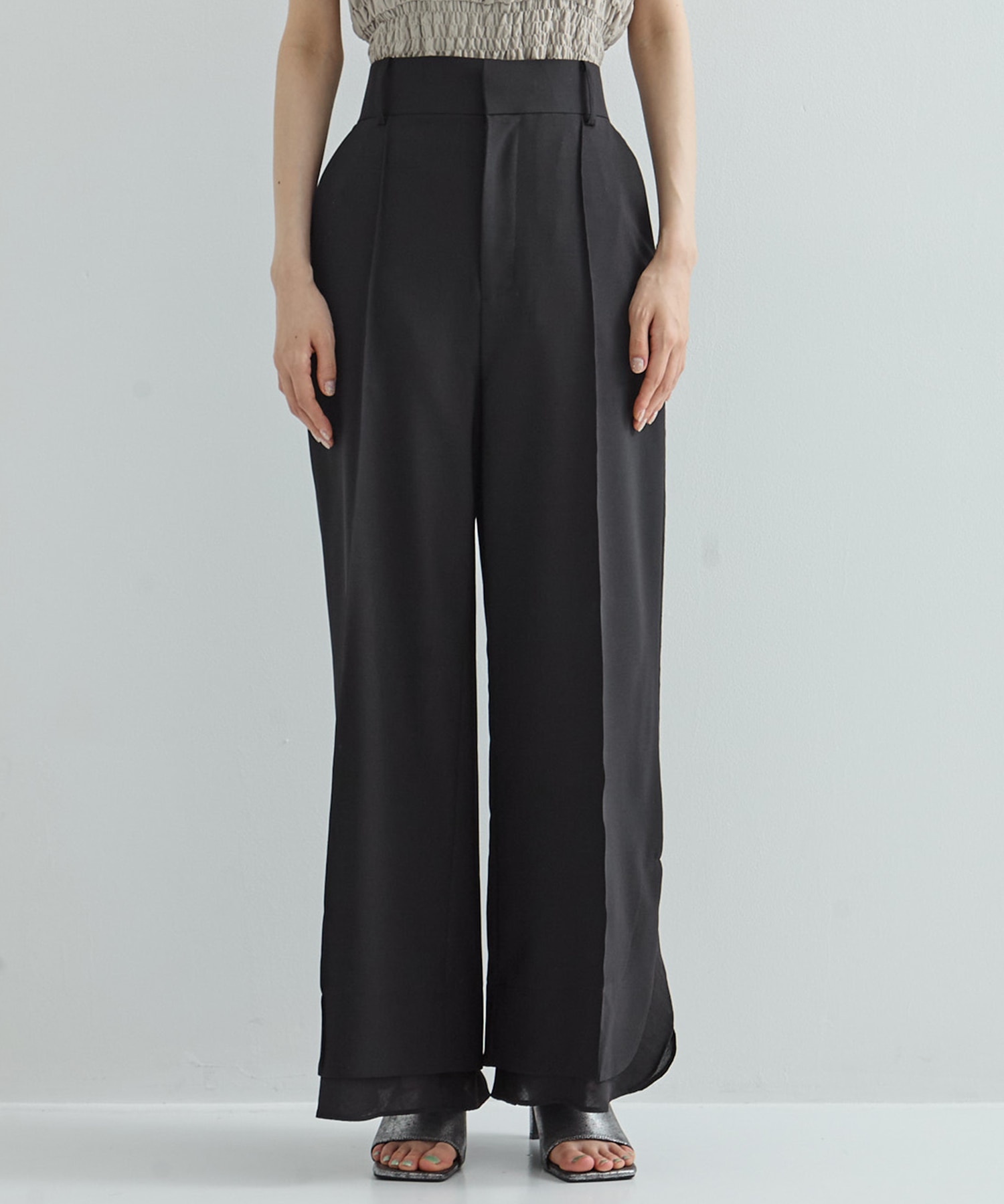 Sheer Layered Trousers STUDIOUS
