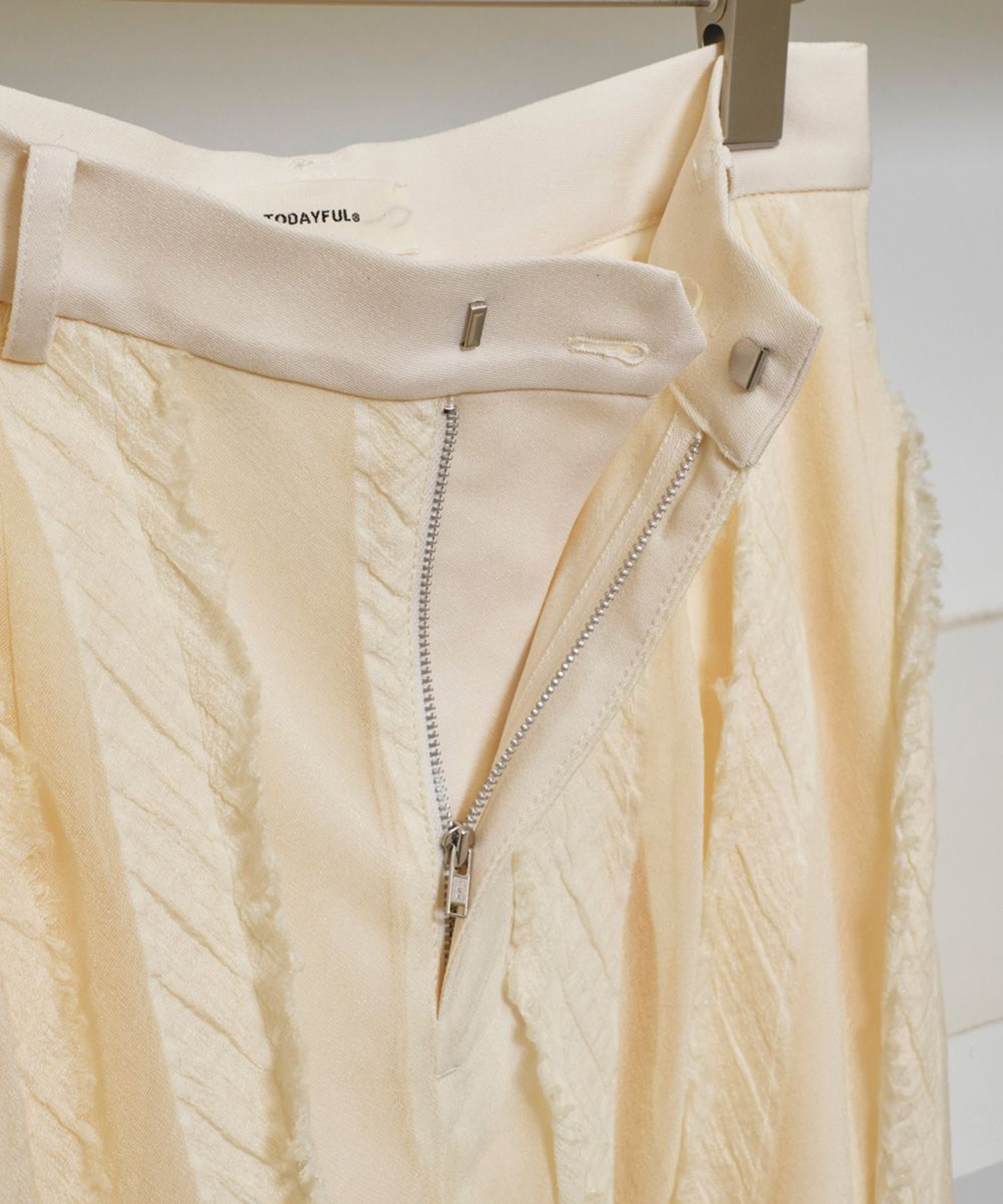 Sheer Jacquard Trousers TODAYFUL