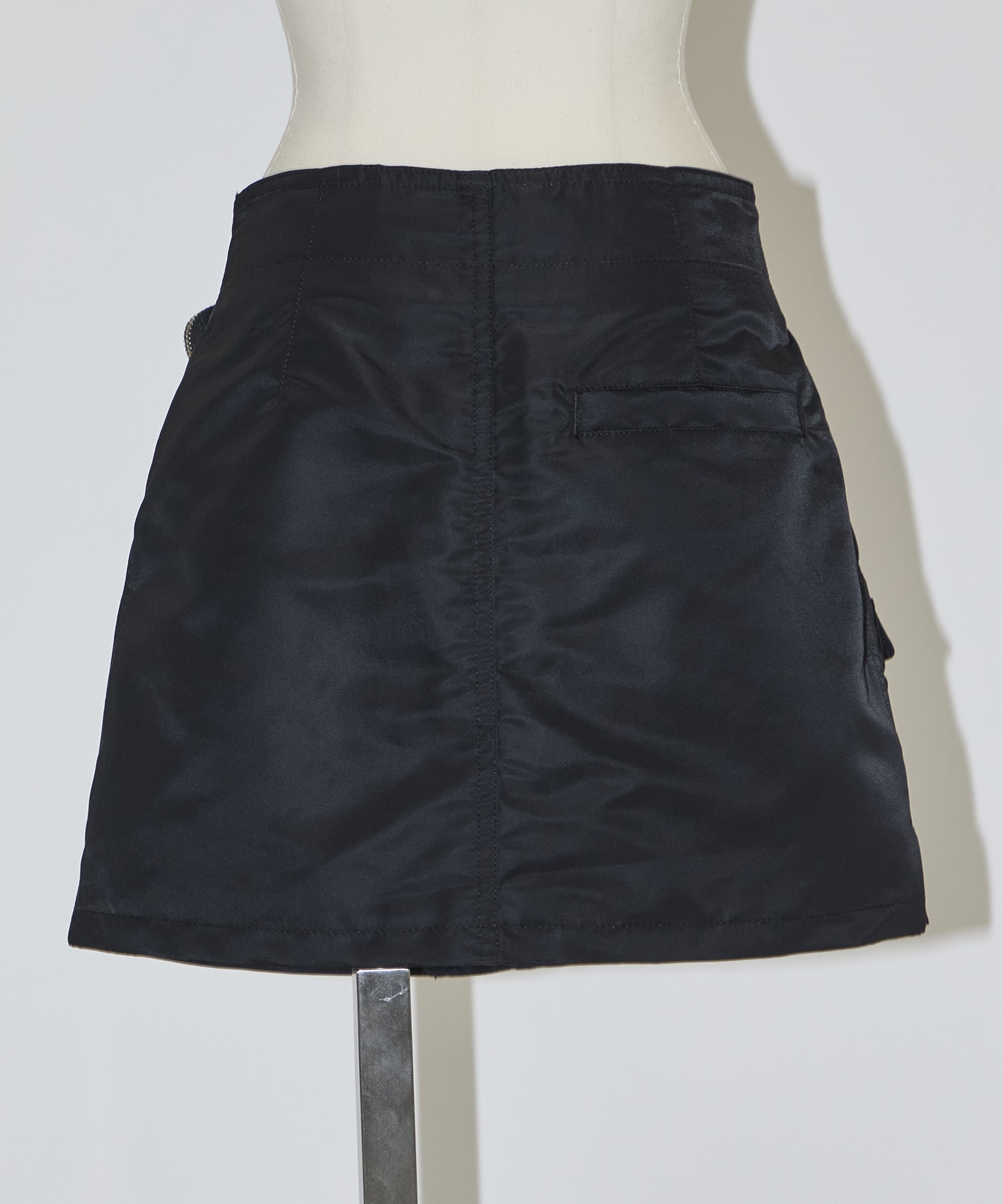 Nylon twill mini skirt TOGA