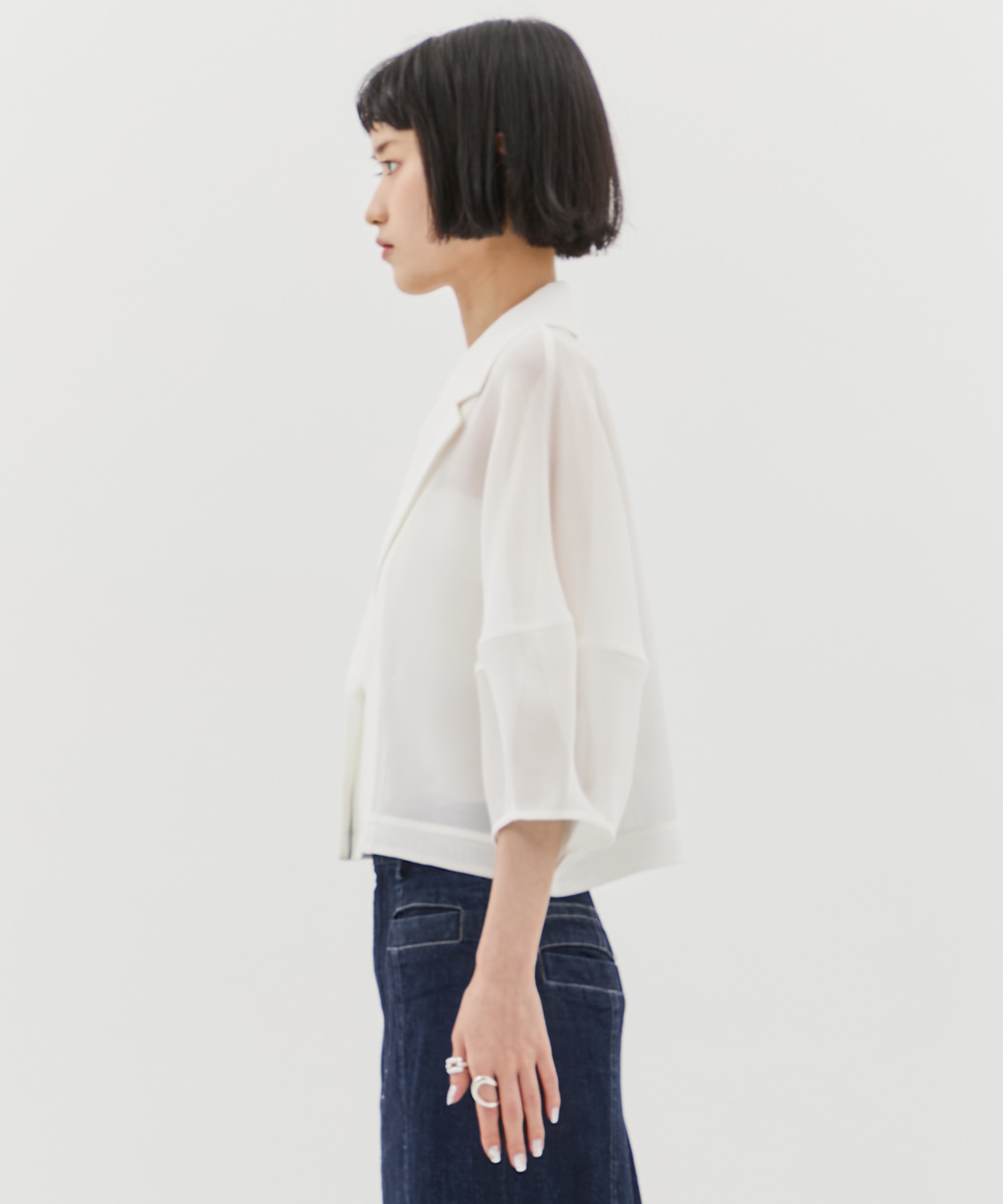 別注MESH LANTERN JACKET CLANE