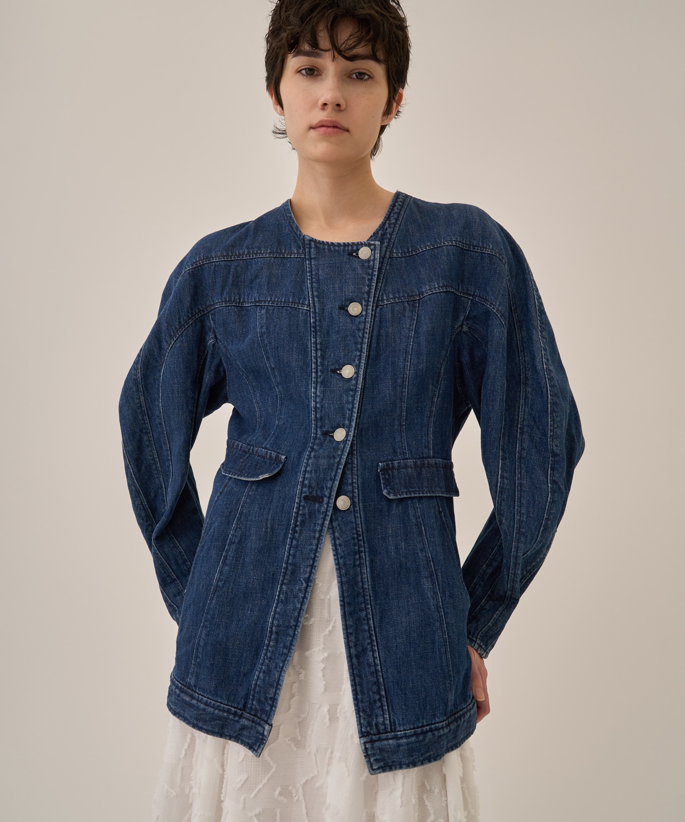 Judith denim jacket AKIRANAKA