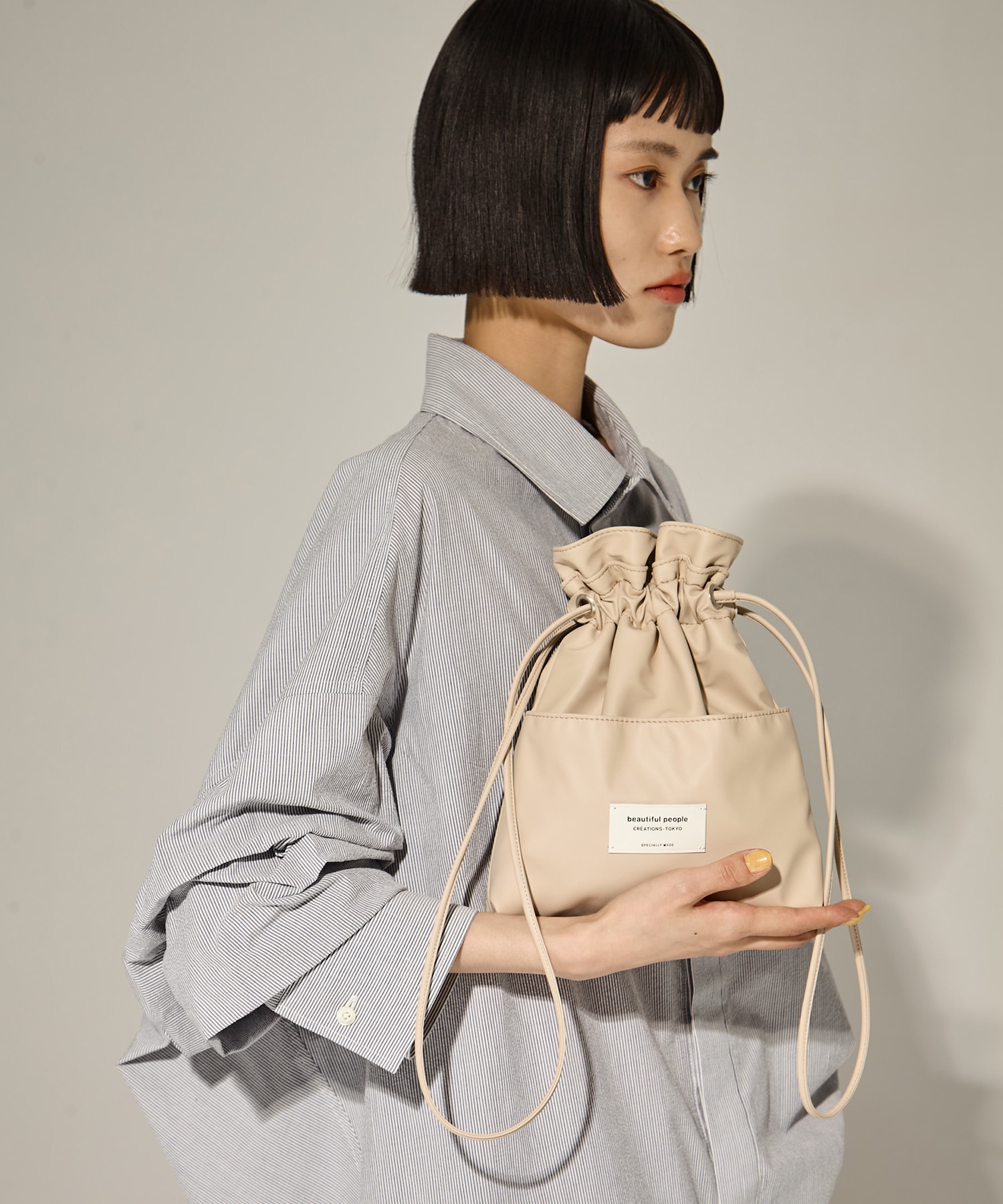 別注2wayショルダー巾着バッグ beautiful people