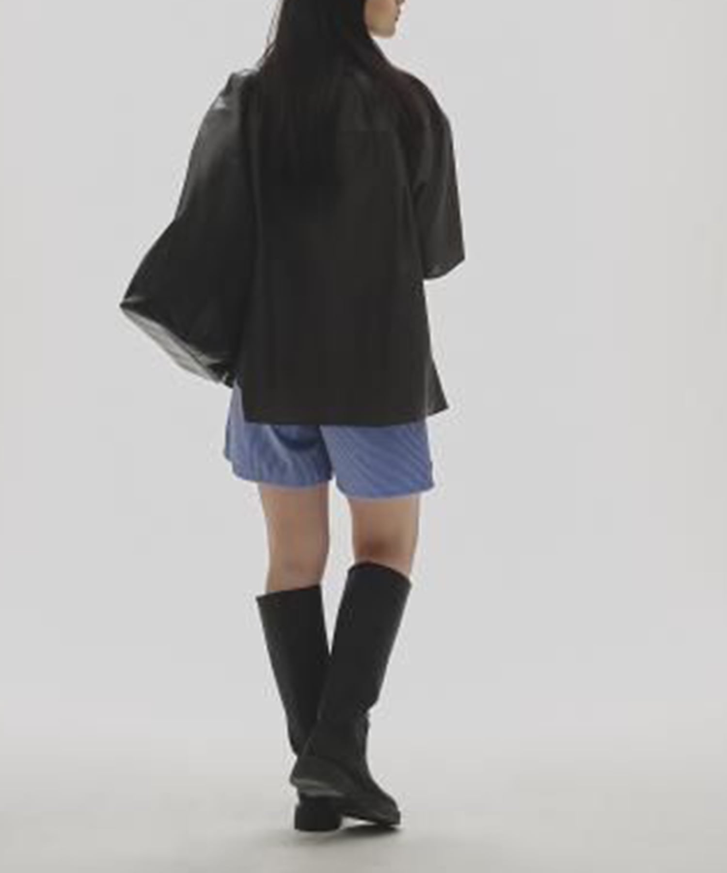 Silk100％　Harfsleeve Shirts TODAYFUL