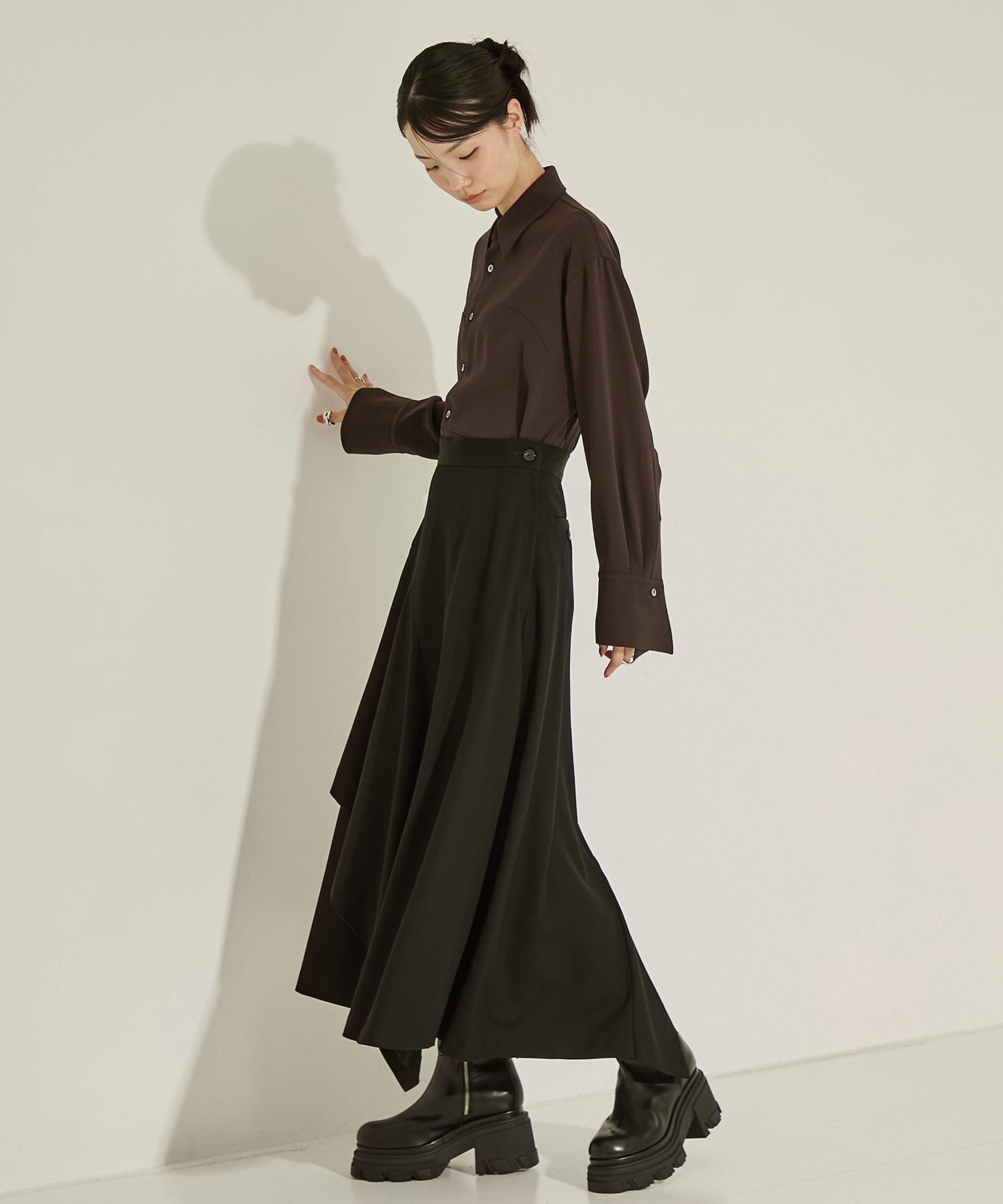 Peplum Hem Shirt UJOH