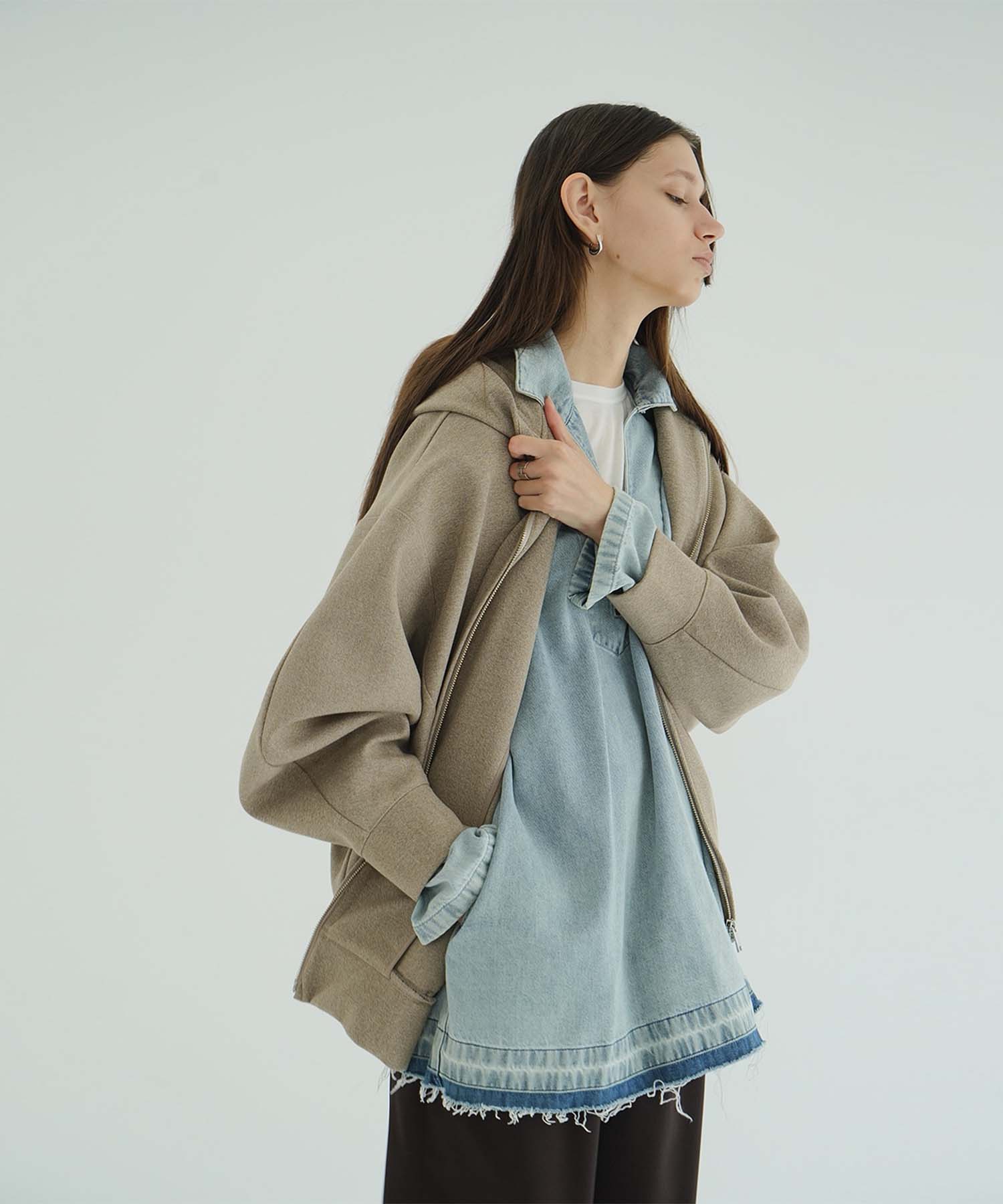 DENIM OVER SKIPPER SHIRTS CLANE