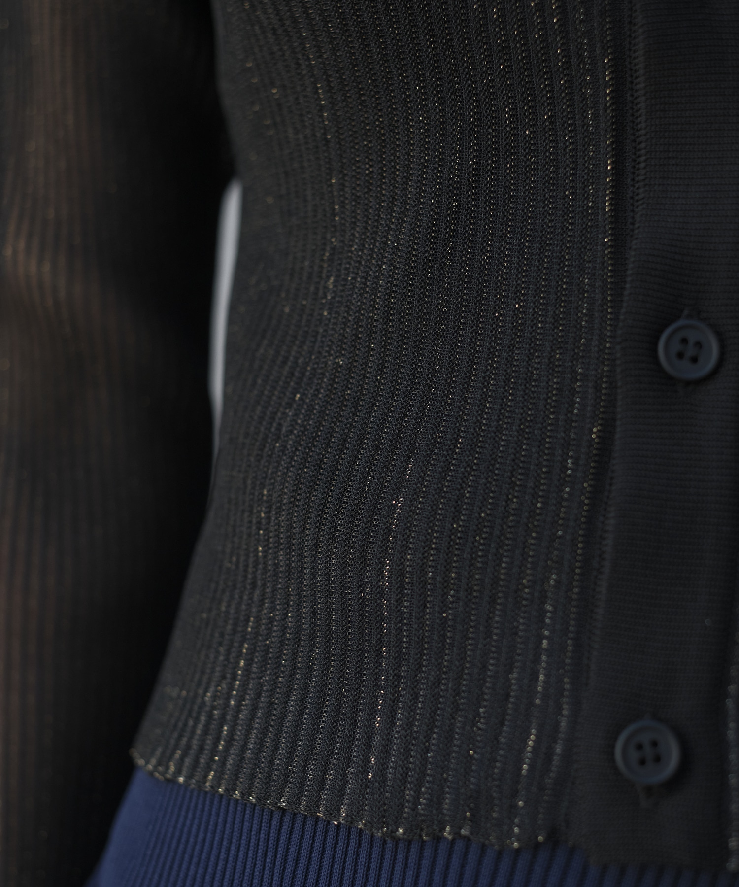 HYPHA LUCENT GLITTER SHIRT CARDIGAN CFCL