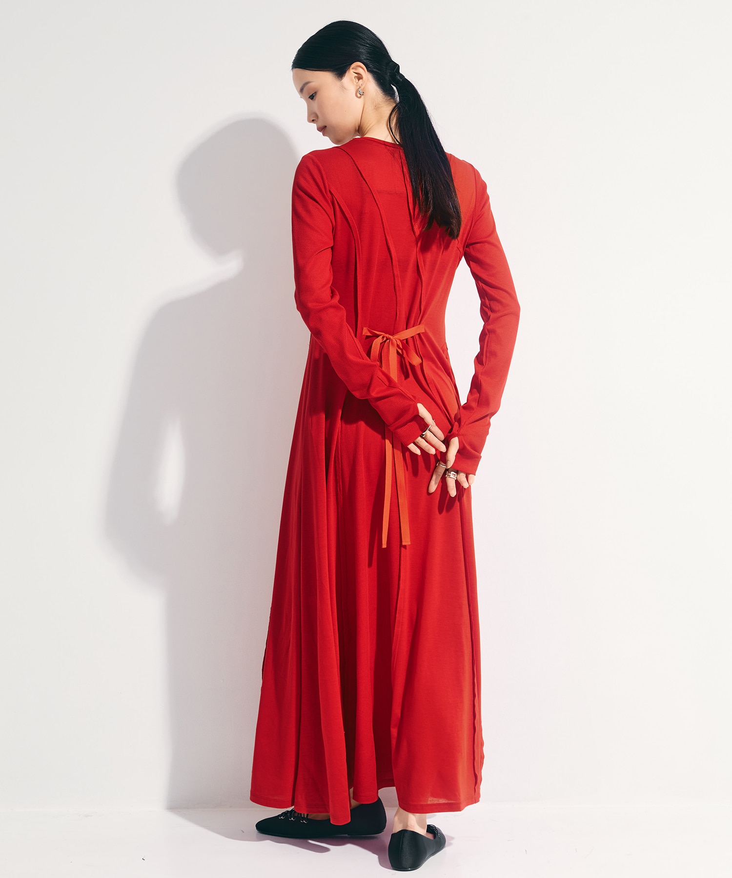 Deconstructed Jersey Dress 