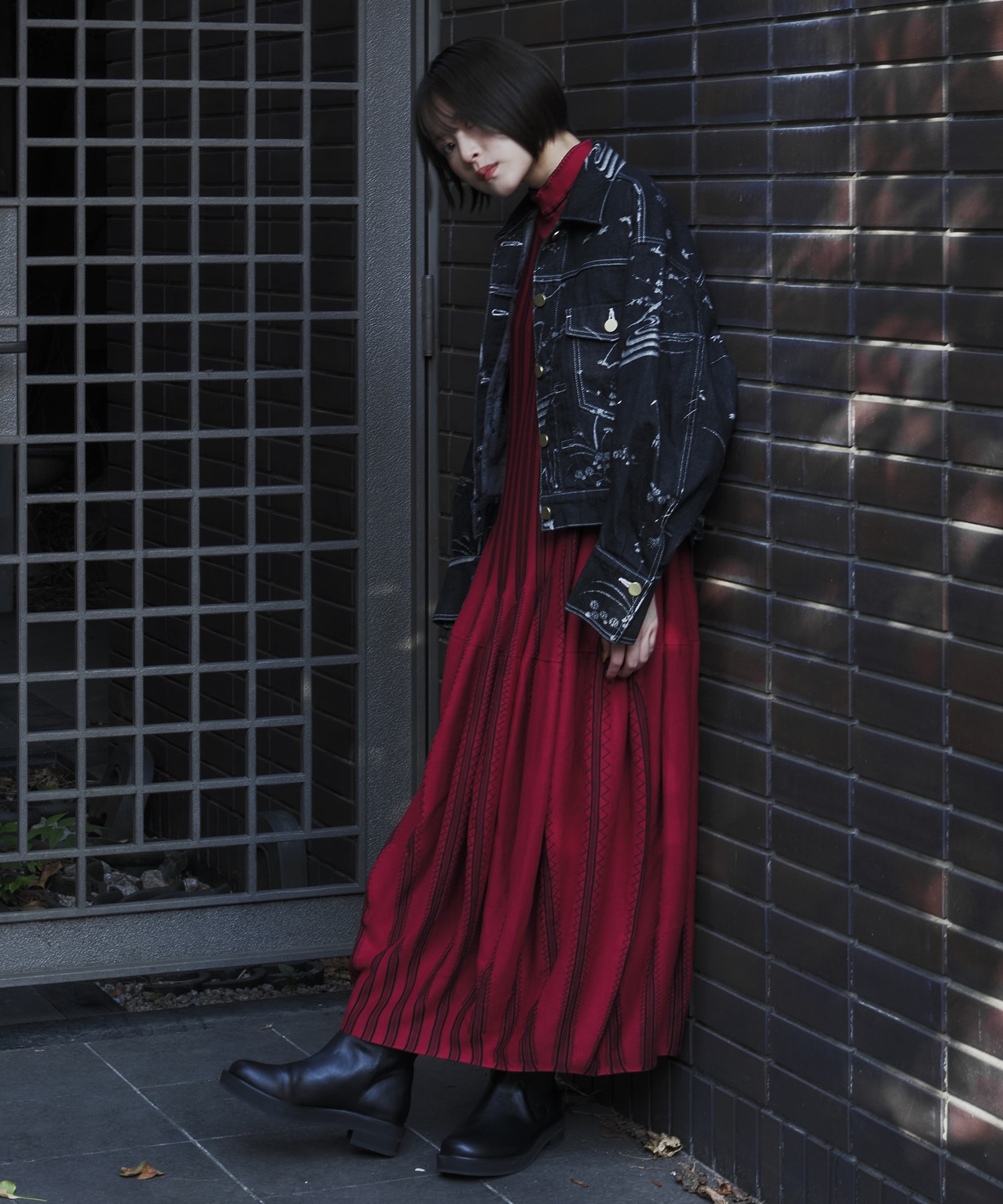 Asymmetric Knitted Volume Dress Mame Kurogouchi
