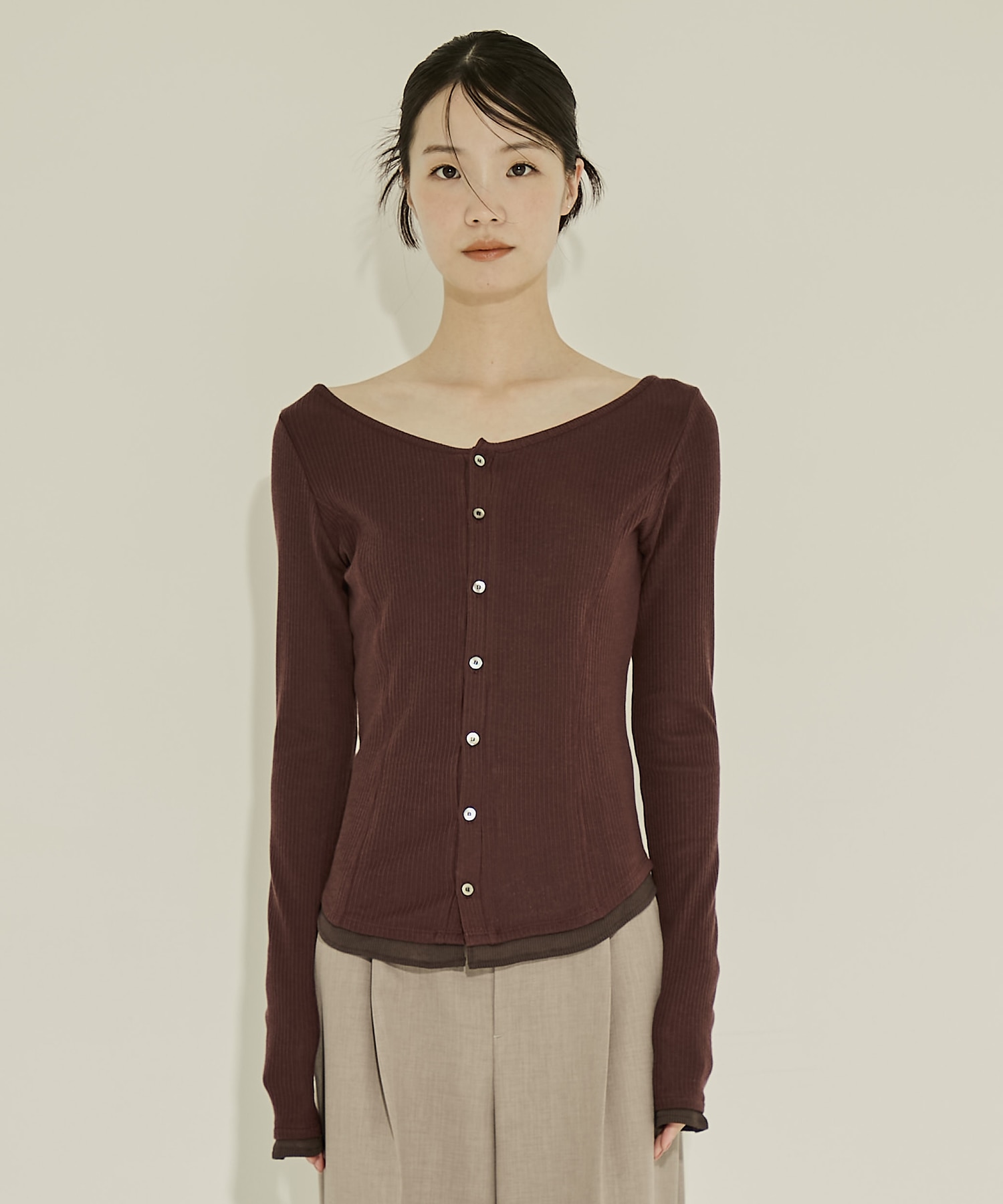 Cashmere Silk Long Tee STUDIOUS