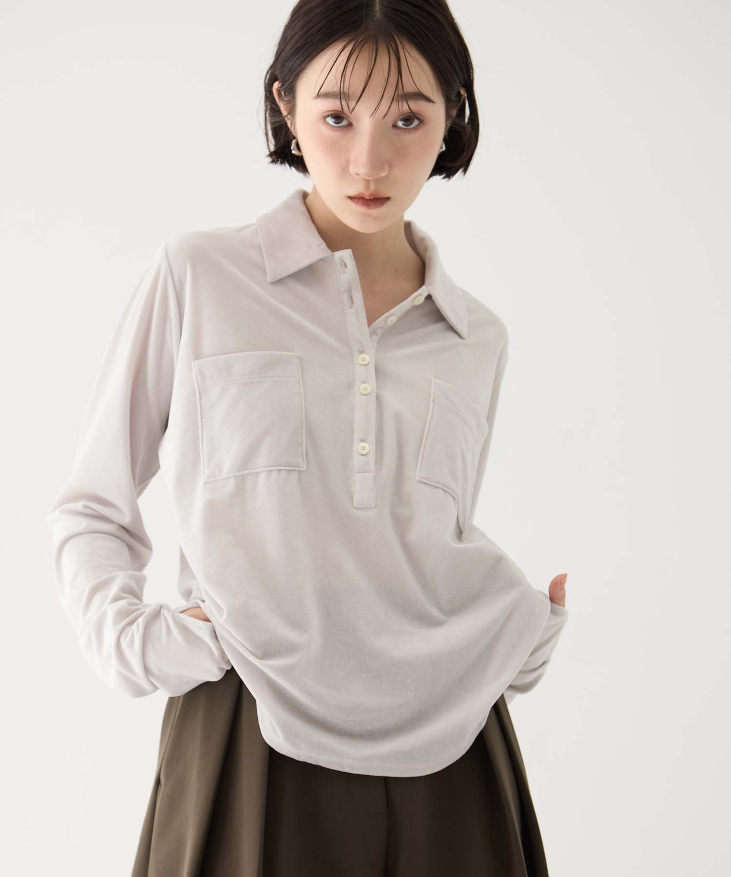 Velours Polo Shirt STUDIOUS