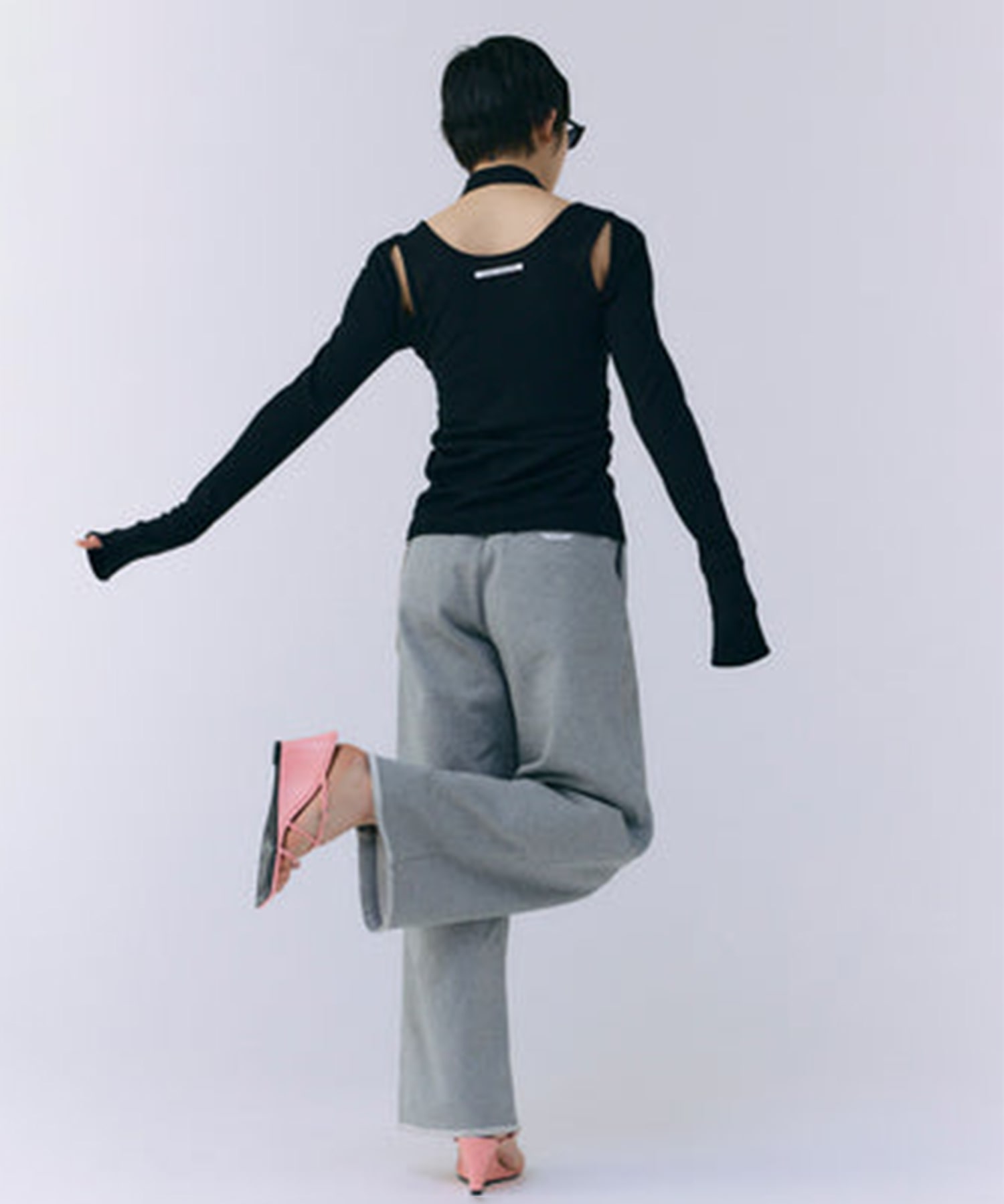 SCARF CHOKER TOPS JOSEMOON