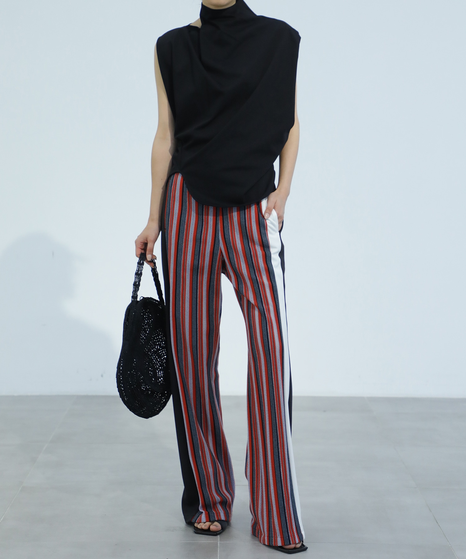 Cotton Jersey Asymmetry Top Mame Kurogouchi