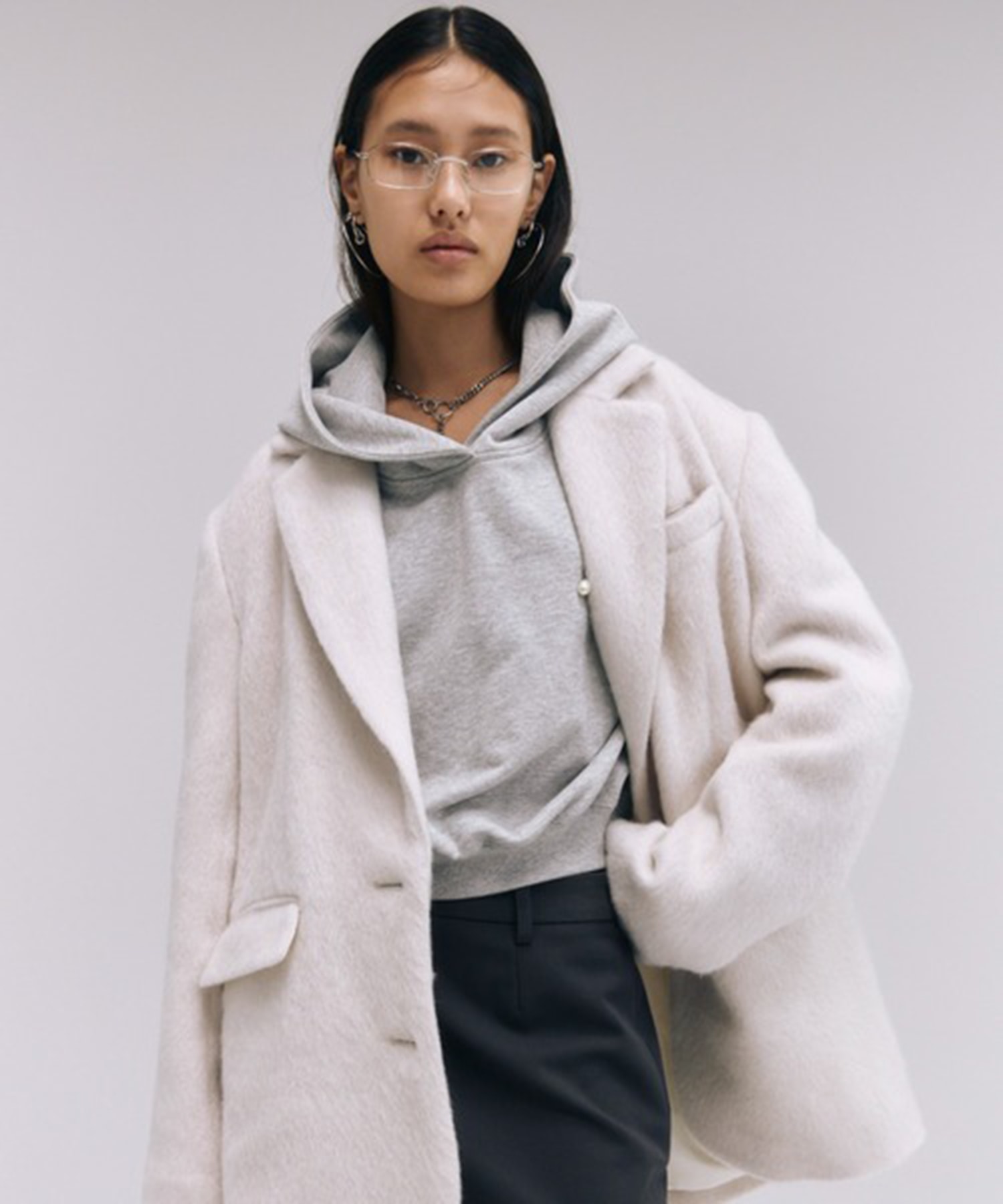 SLIT SHORT HOODIE JOSEMOON