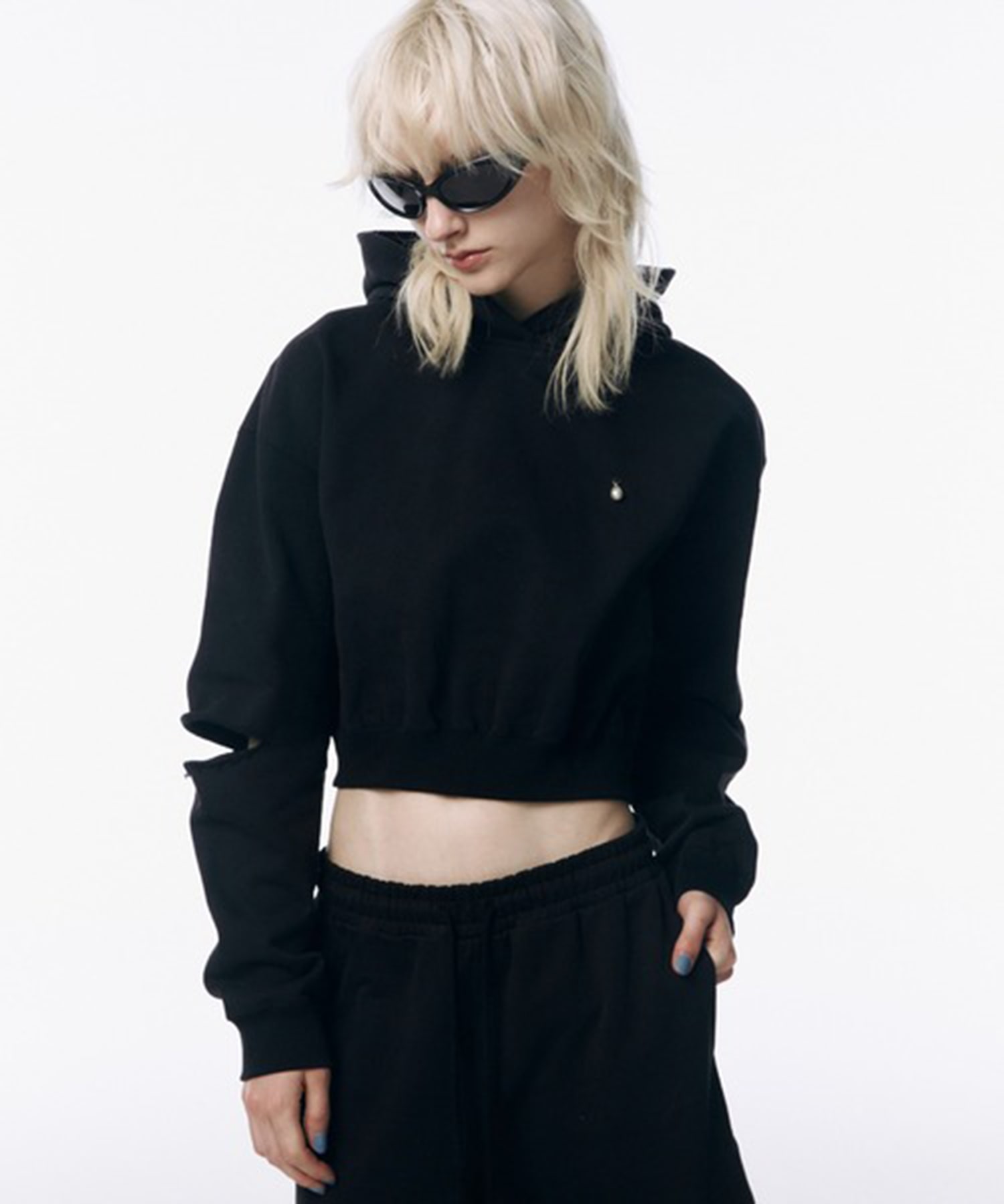 SLIT SHORT HOODIE JOSEMOON