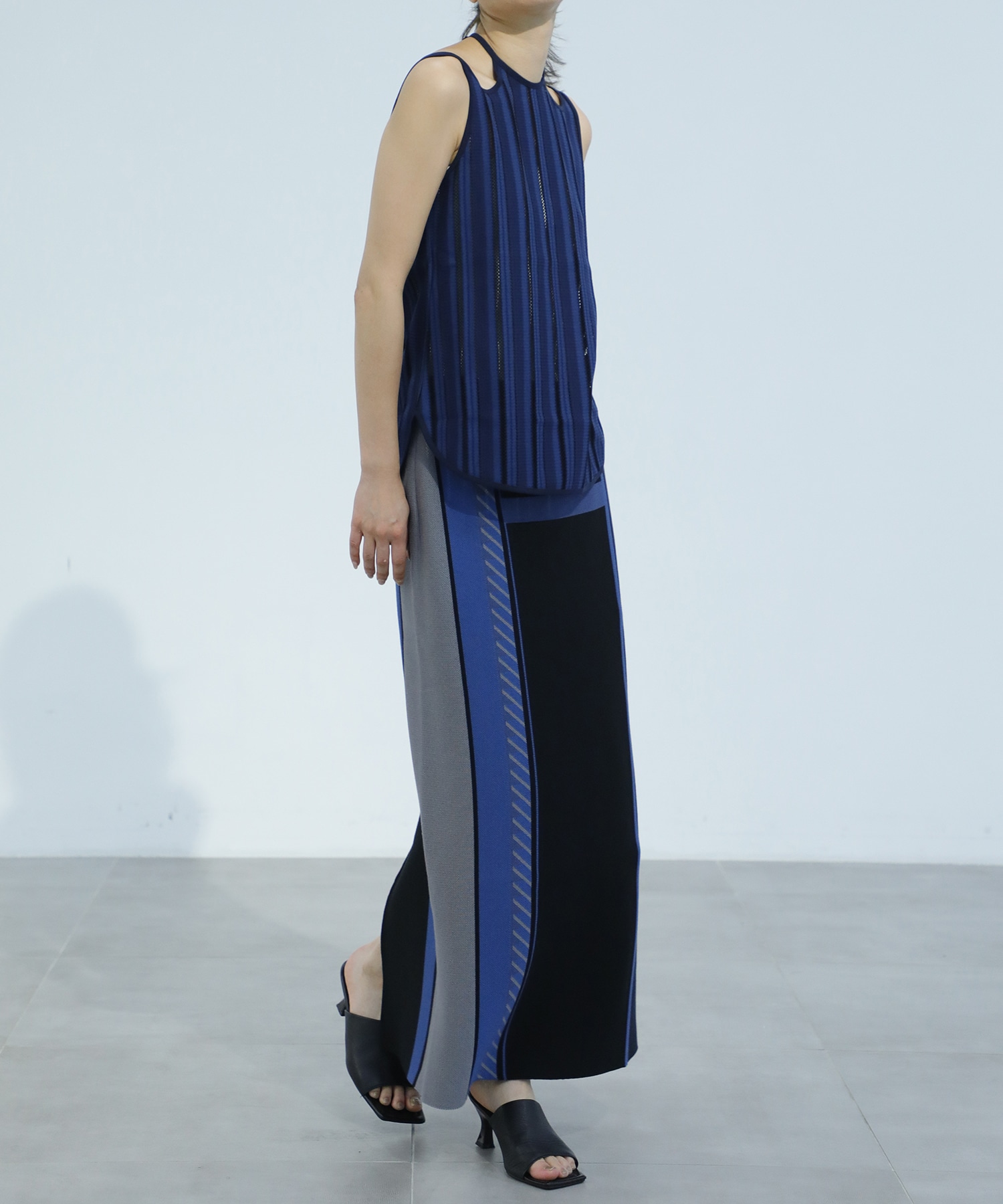 Russell Jersey Sleeveless Top Mame Kurogouchi