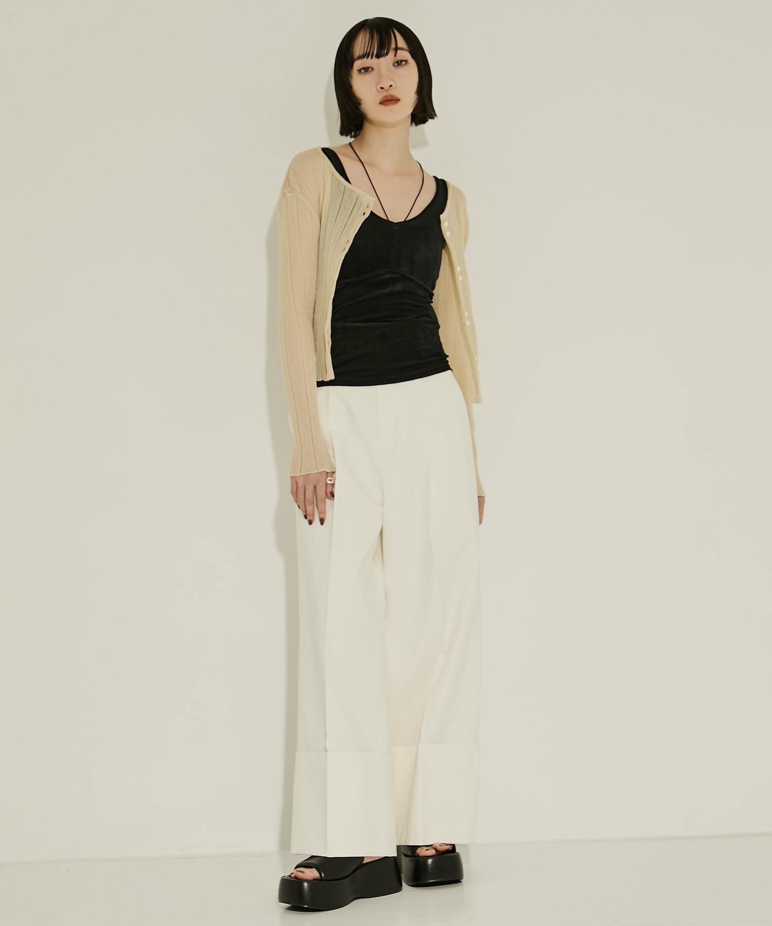 SHEER RANDOM LIB KNIT STUDIOUS