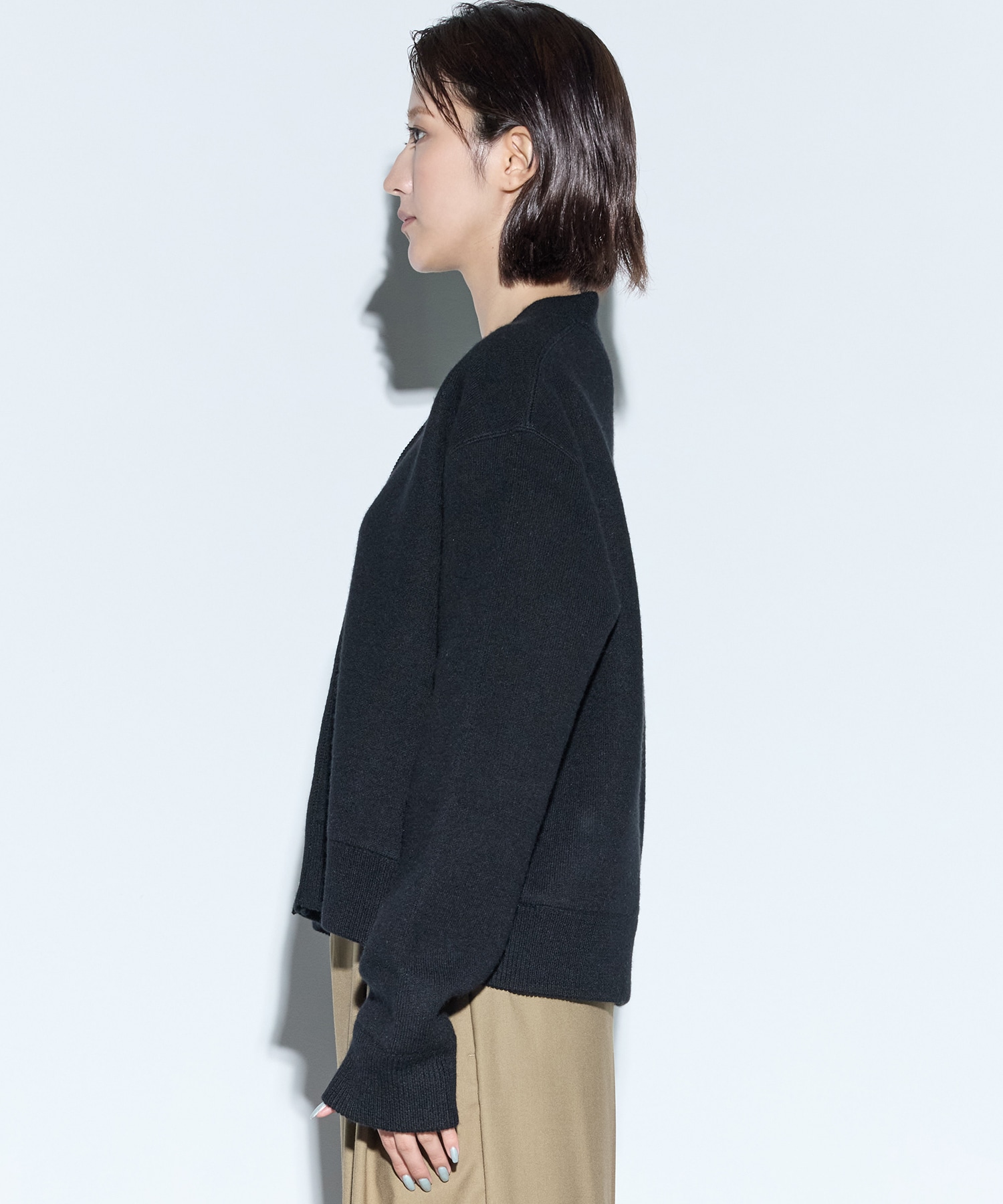 RERACS SNAP BUTTON KNIT CARDIGAN THE RERACS