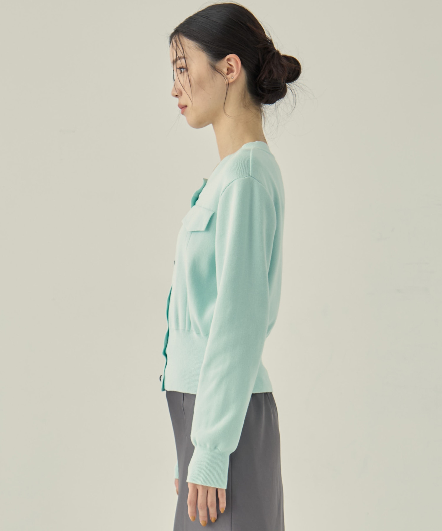 POCKET KNIT CARDIGAN STUDIOUS