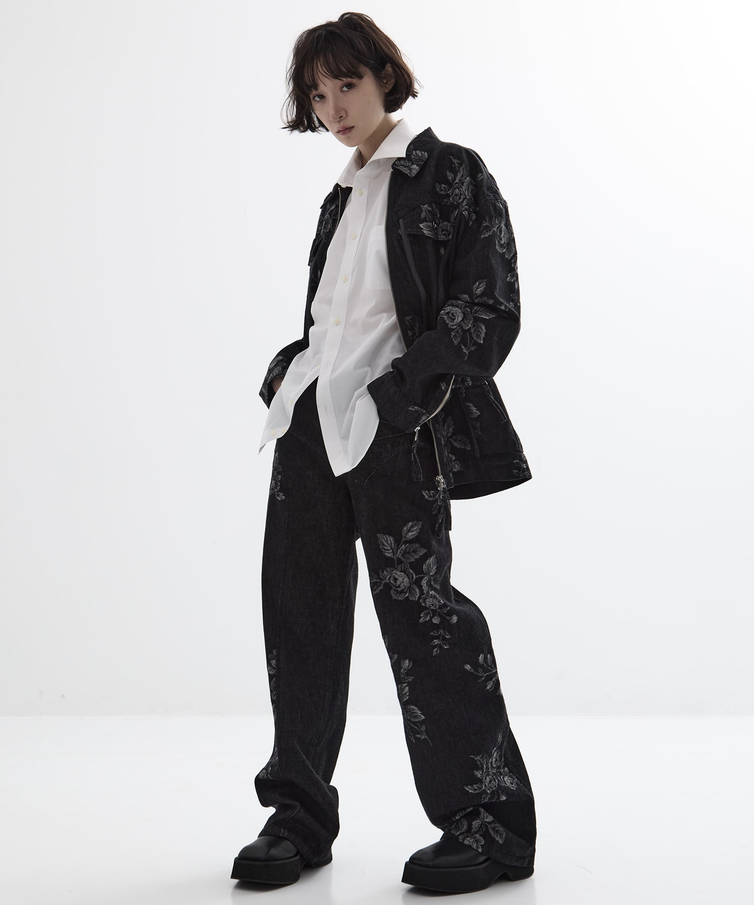 別注 ROSE DENIM PANTS FETICO