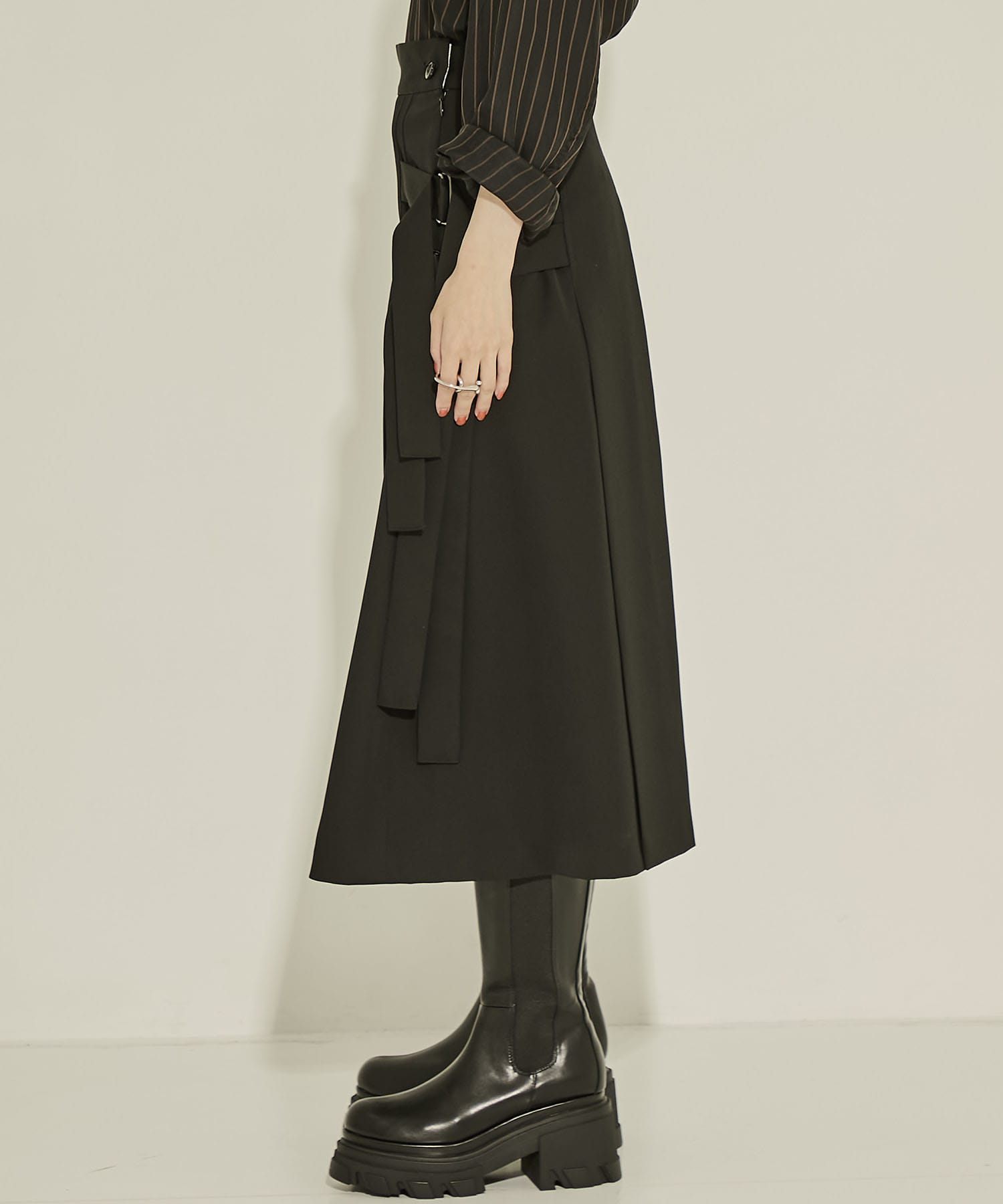 Double Belt Pleats SKT UJOH