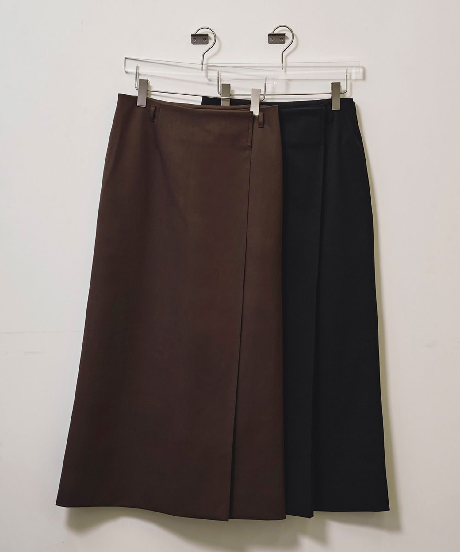 Twill Wrap Skirt TODAYFUL