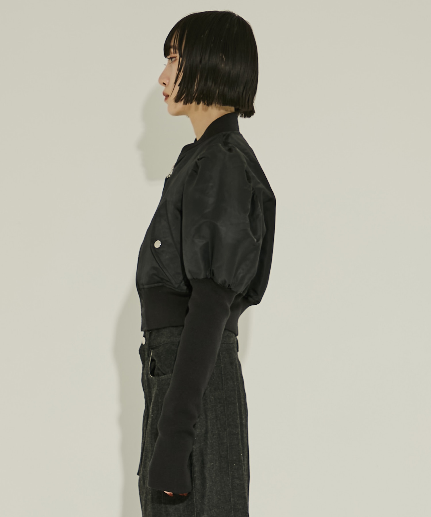 NYLON BOLERO BOMBER JACKET JOHN LAWRENCE SULLIVAN