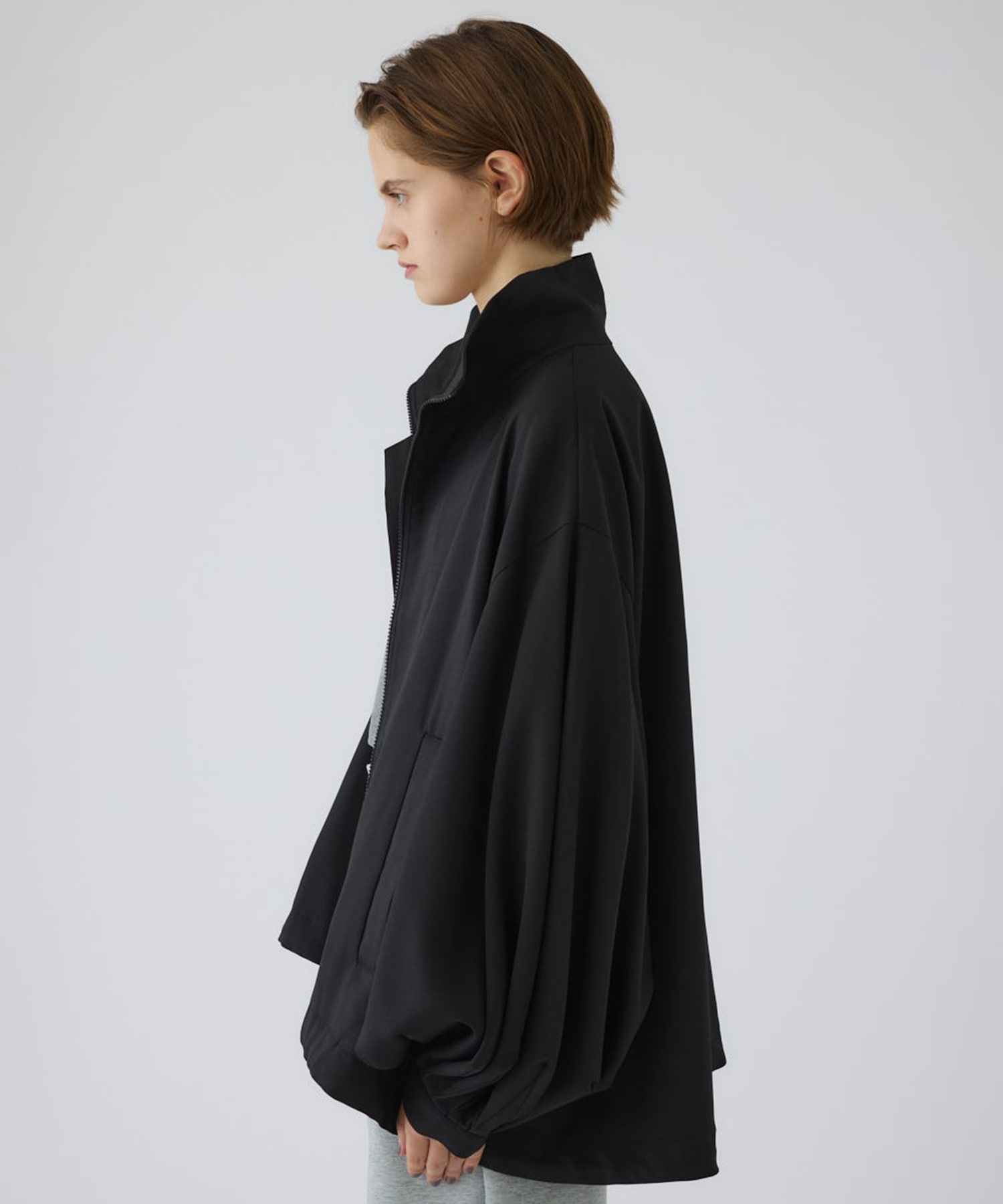 Stand collar tuck sleeve BZ RIM.ARK