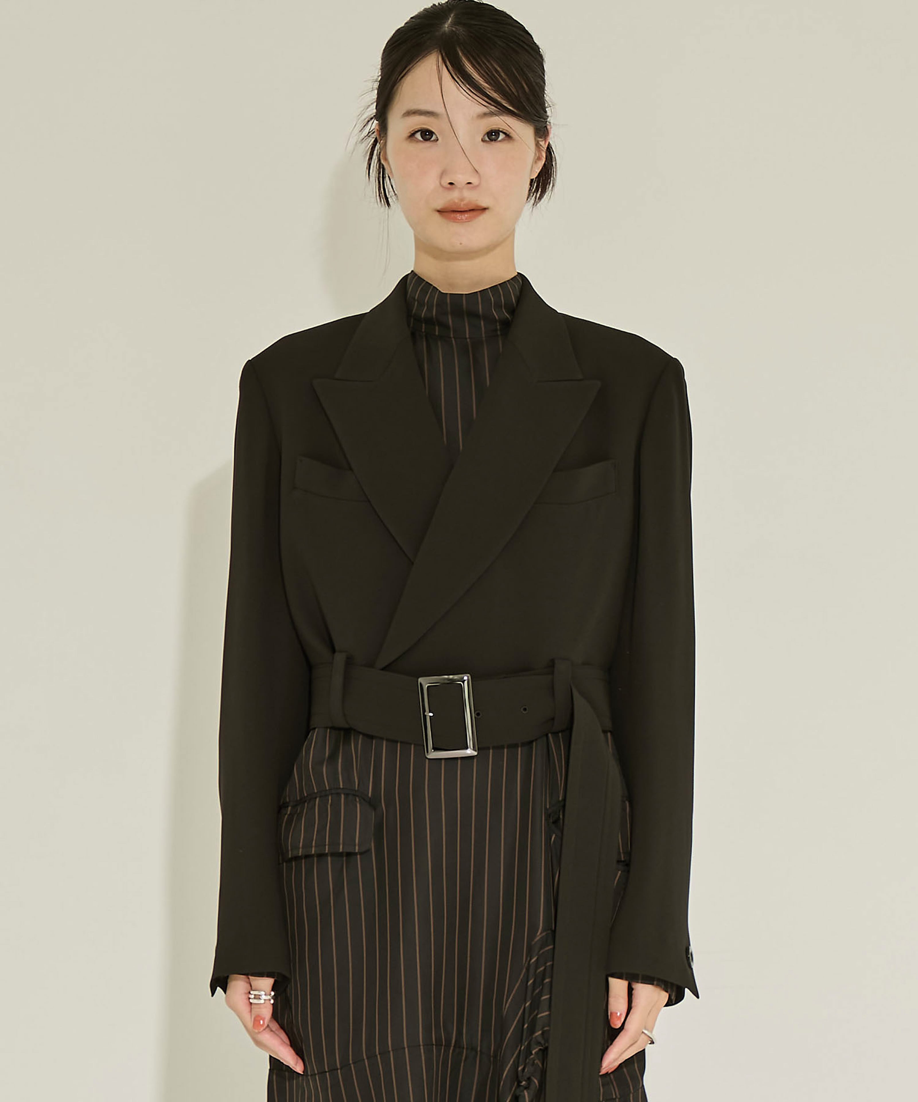 Cropped Belt JKT UJOH