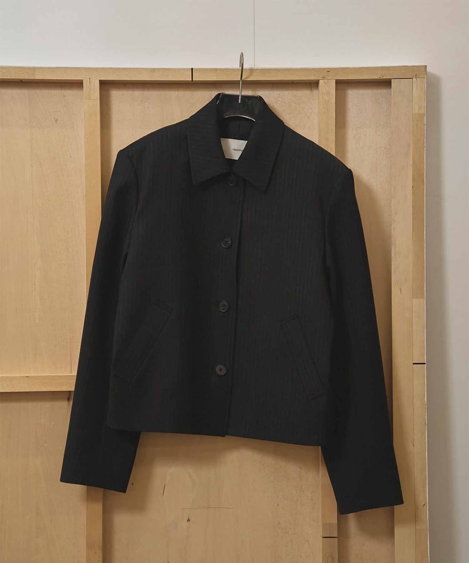 Wool Soutiencollar Jacket TODAYFUL